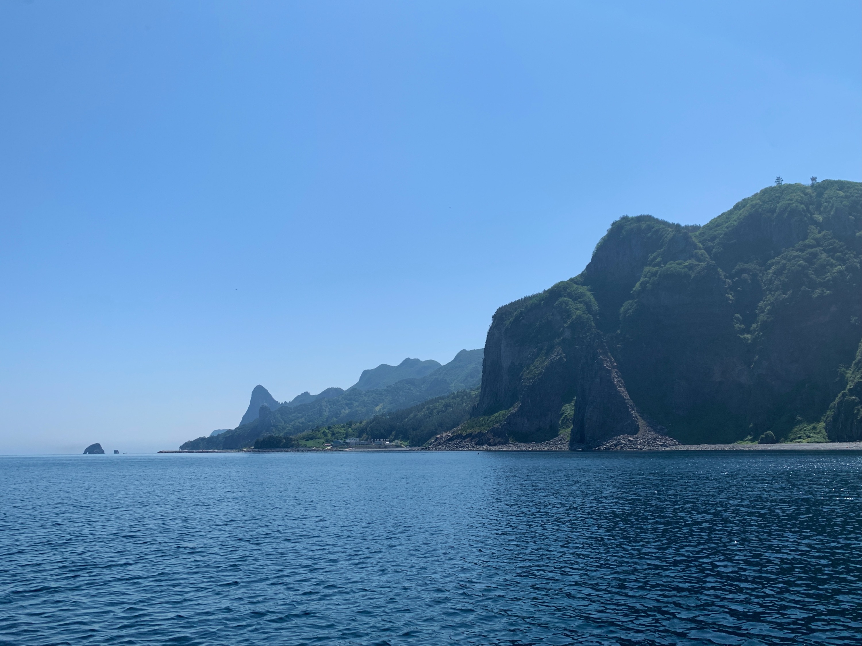鬱陵島黑浦海灘 黑浦潛水度假村乘船遊覽