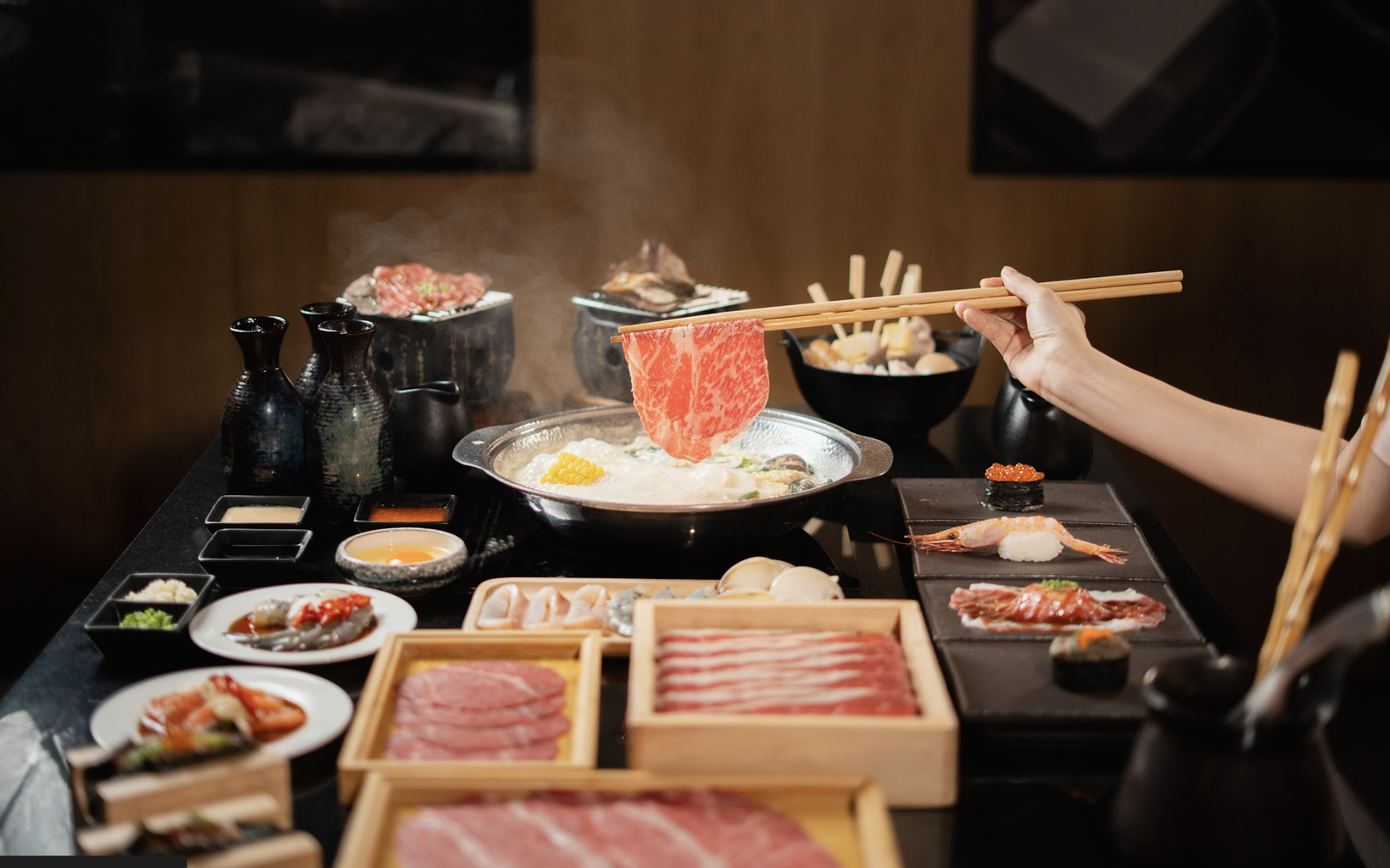 Shabu Buffet at Ichiken Izakaya, Akara Hotel Pattaya