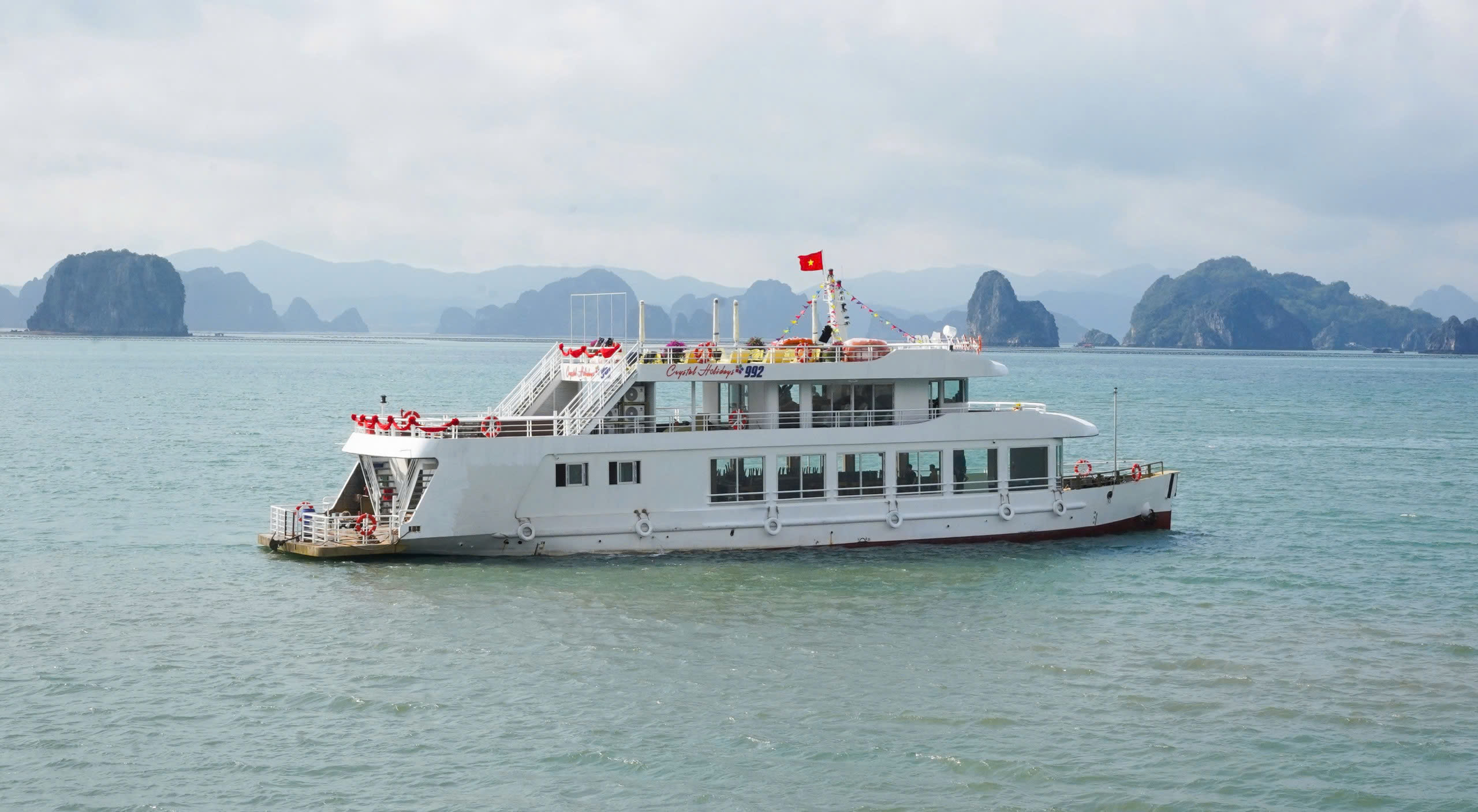 Ha Long Bay & Bai Tu Long Day Tour by Crystal Holiday Cruise