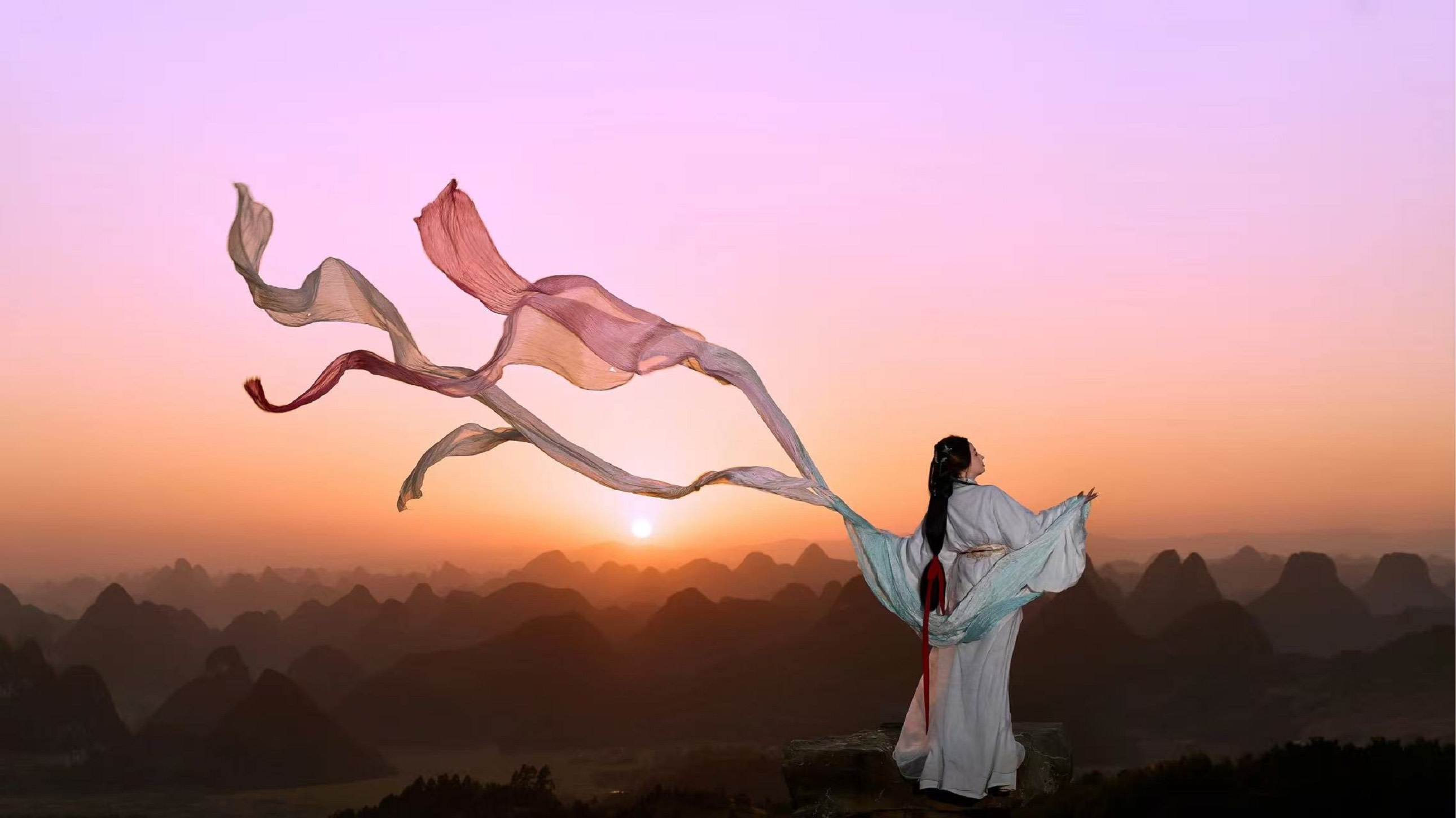 Guilin Yangshuo Travel Photography · Hanfu Experience