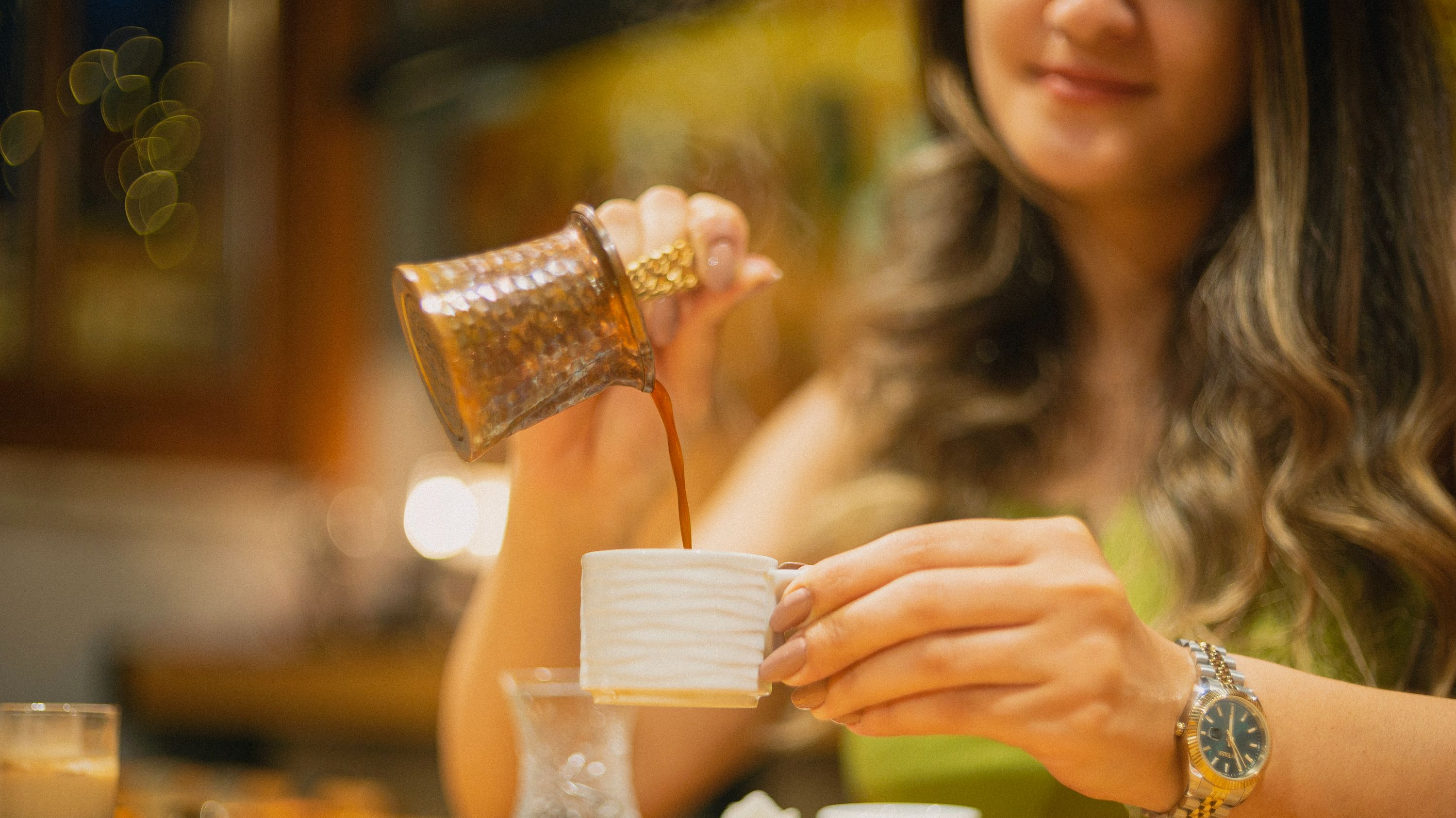 Fortune telling through coffee grounds adds mystery to this cultural journey