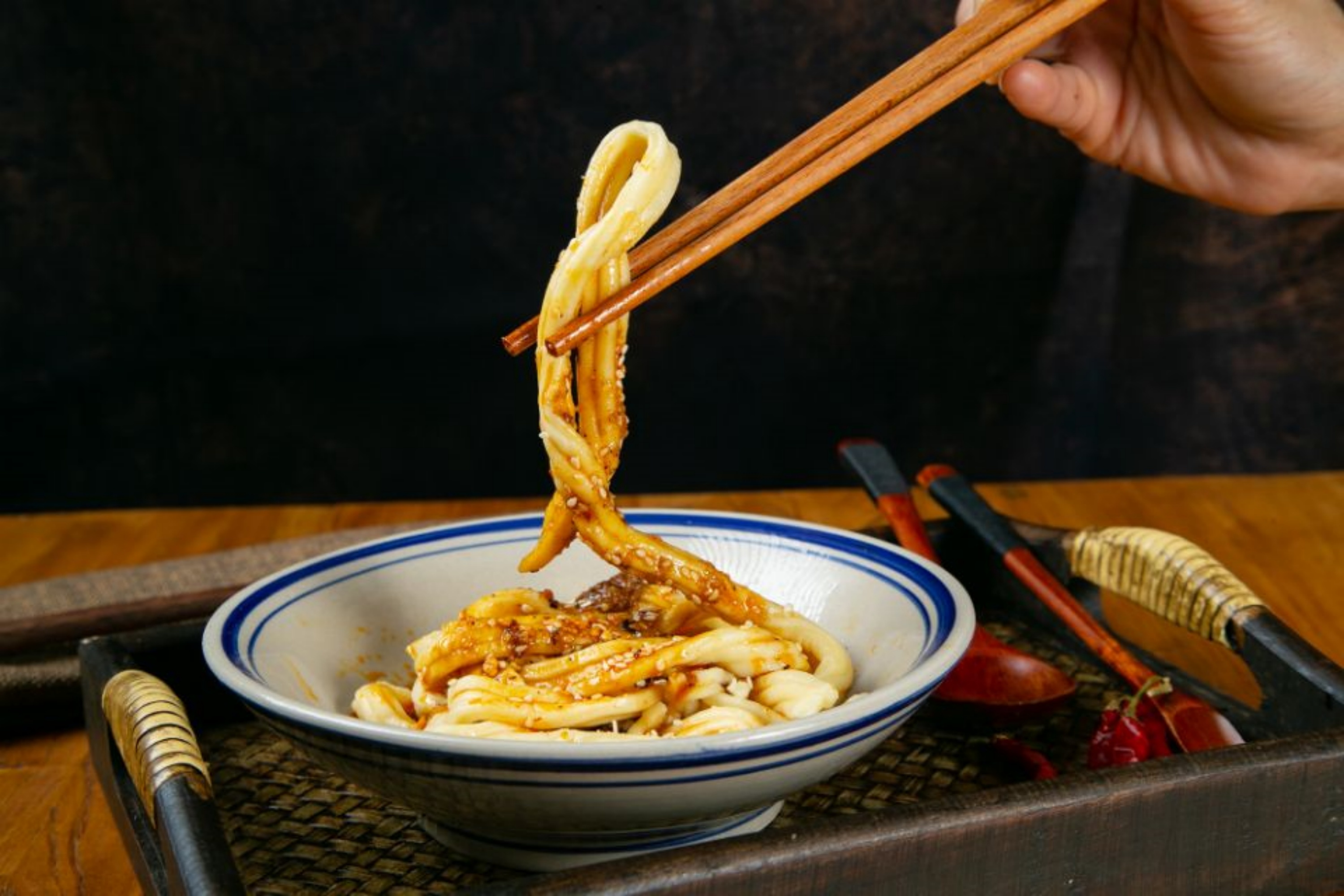 當地美食 甜水麵
