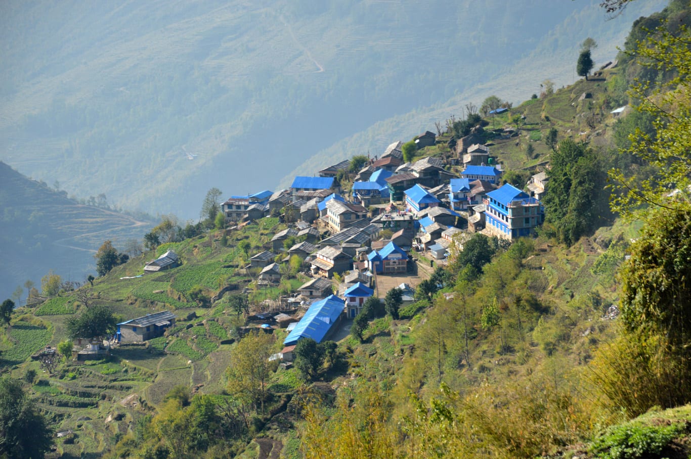 Ulleri, the gateway to Poon Hill 