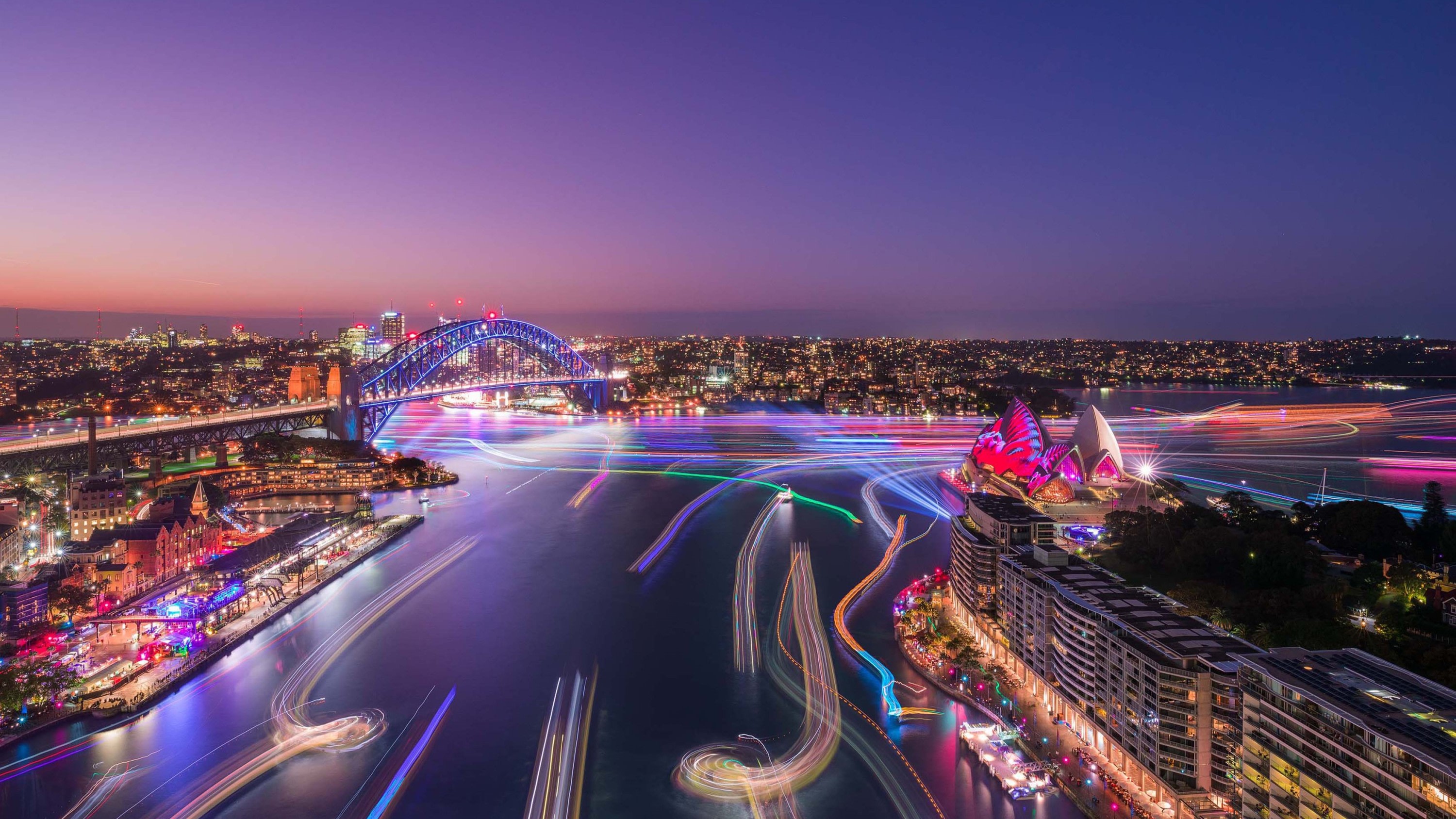 Vivid Lights Sydney Harbour Sightseeing Cruise