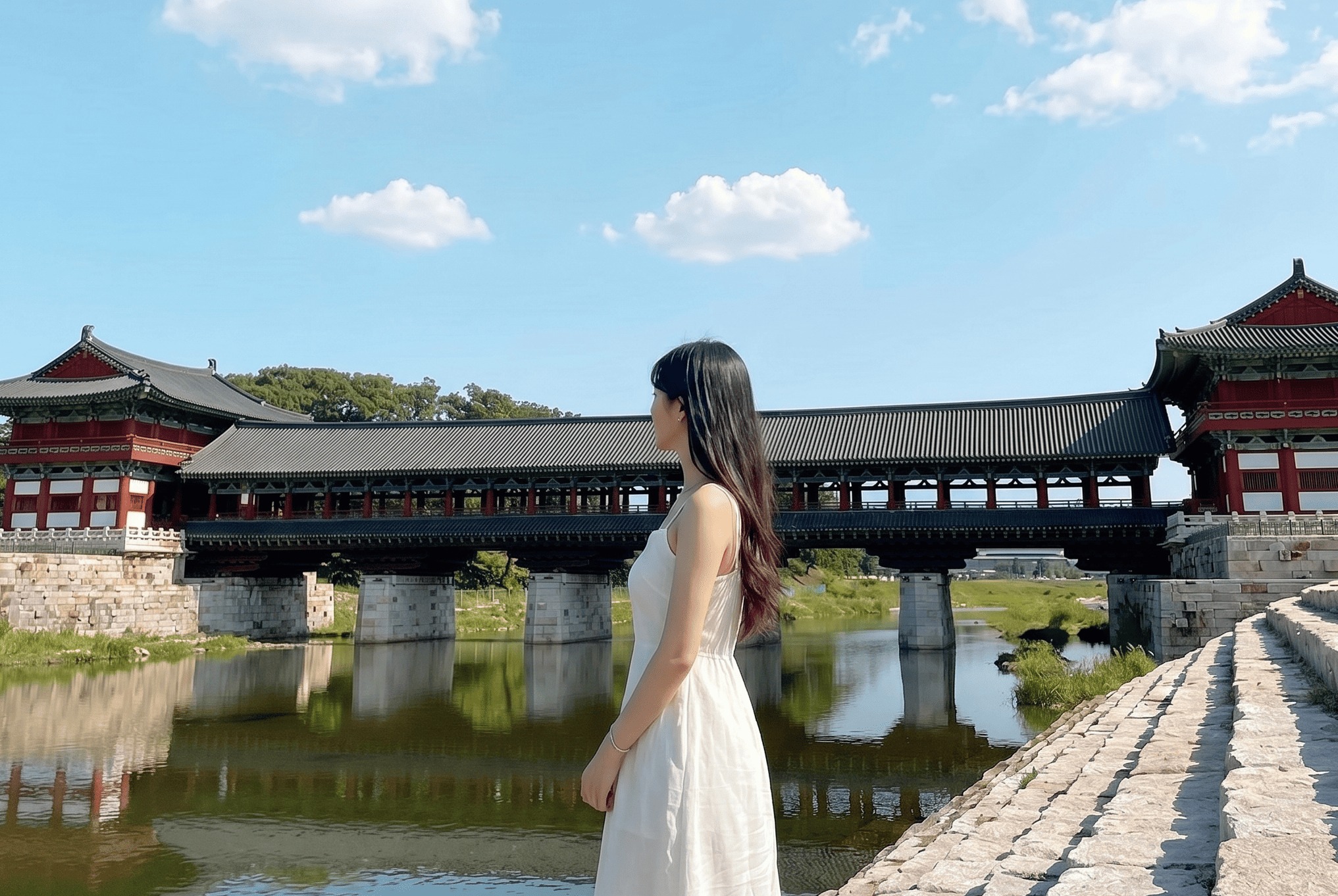 行程:阿霍山森林 - 佛國寺 - 校村傳統村落 - 崔氏古宅 - 大陵苑 - 皇理團路 - 慶州國立博物館 - 東宮與月池(可選) - 月精橋 行程:阿霍山森林 - 佛國寺 - 校村傳統村落 - 崔氏古宅 - 大陵苑 - 皇理團路 - 慶州國立博物館 - 東宮與月池(可選) - 月精橋