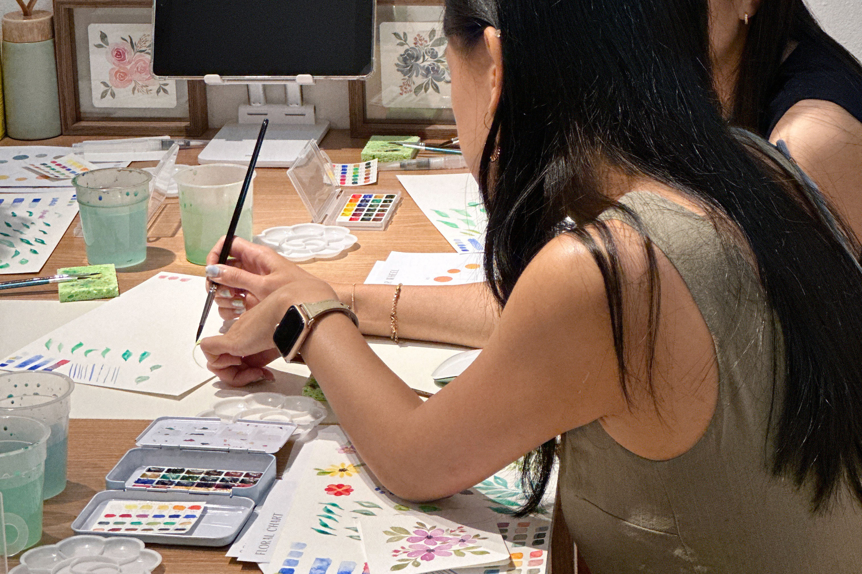 Watercolour Florals: Beginner Workshop by Papercranes Design