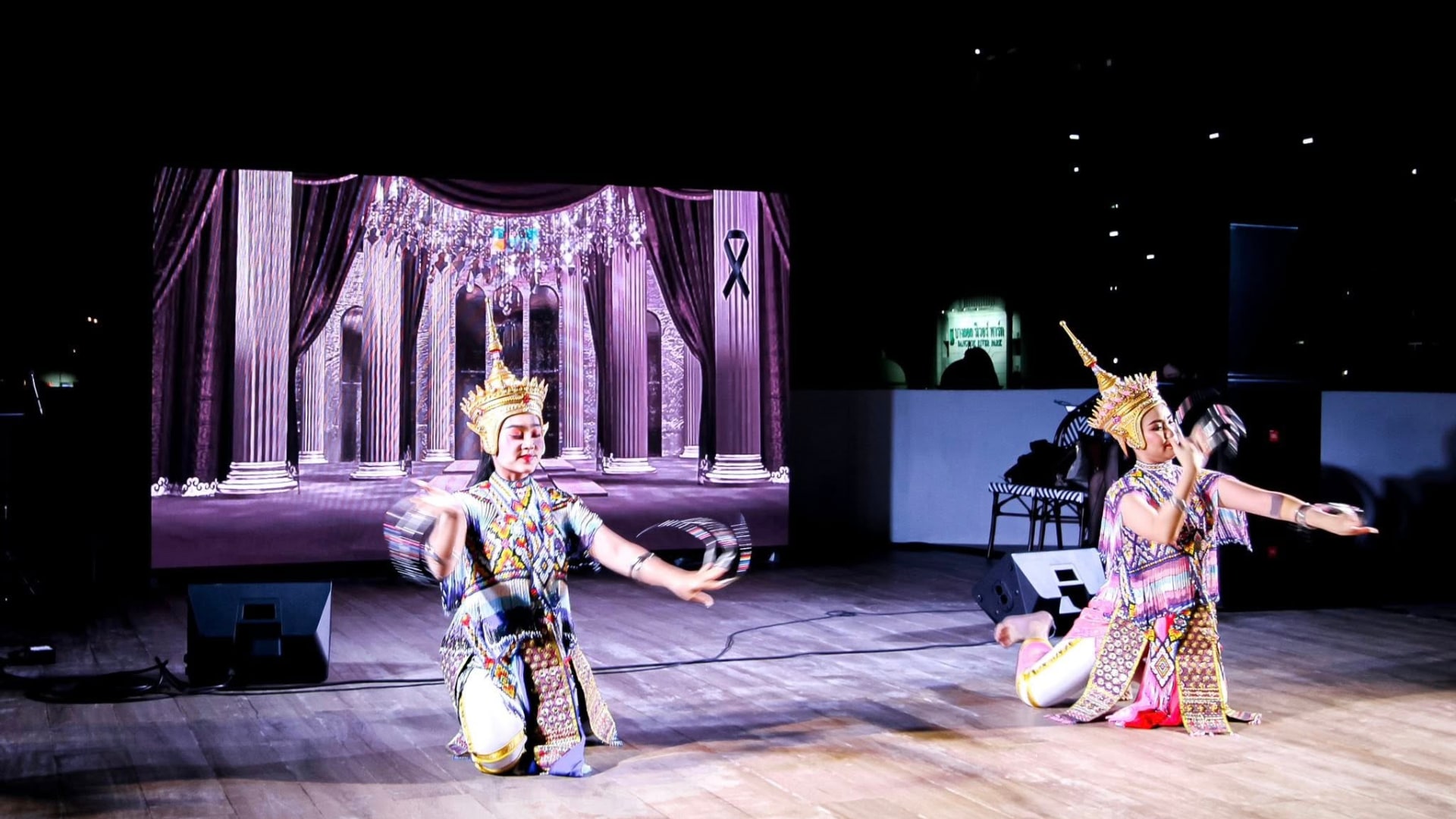 Witness the grace of traditional Thai dancers as they perform ancient stories in vibrant costumes Witness the grace of traditional Thai dancers as they perform ancient stories in vibrant costumes