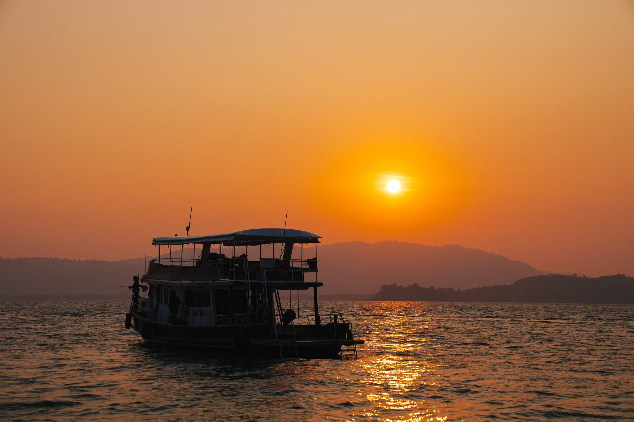 Sunset Shabu & Squid Fishing Private by Big Boat in Phuket