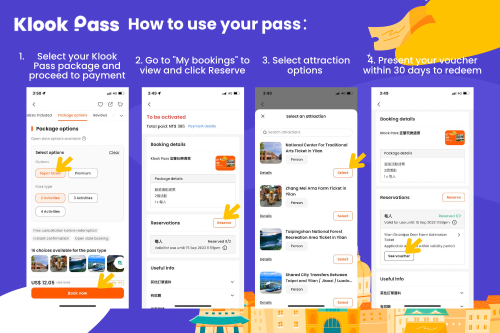 Klook Pass 嘉義