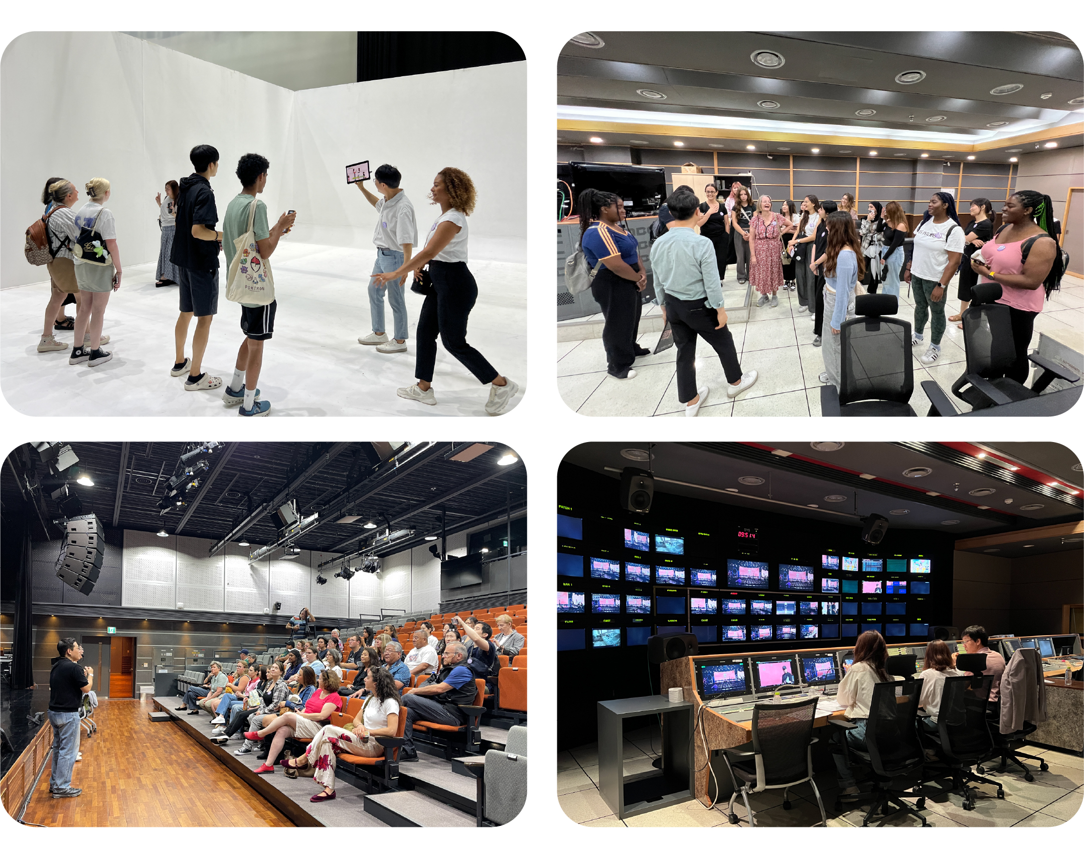 所有用於室內拍攝的廣播佈景都在此製作室中製作。