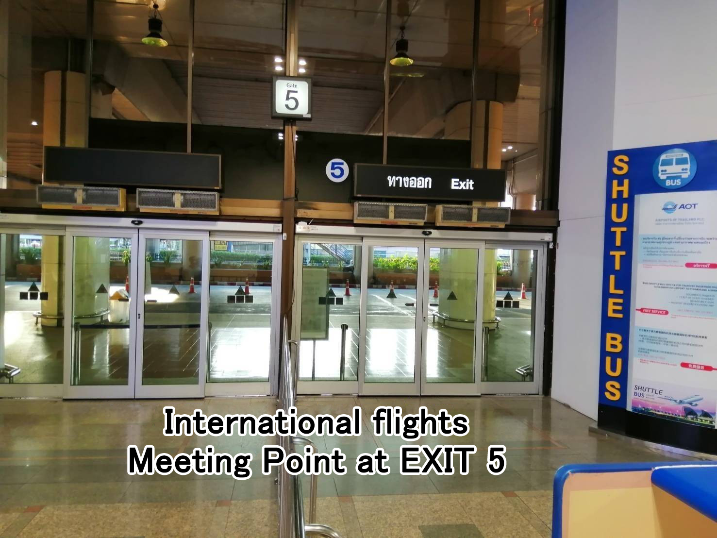 Meeting point at Donmuang airport (DMK)_International