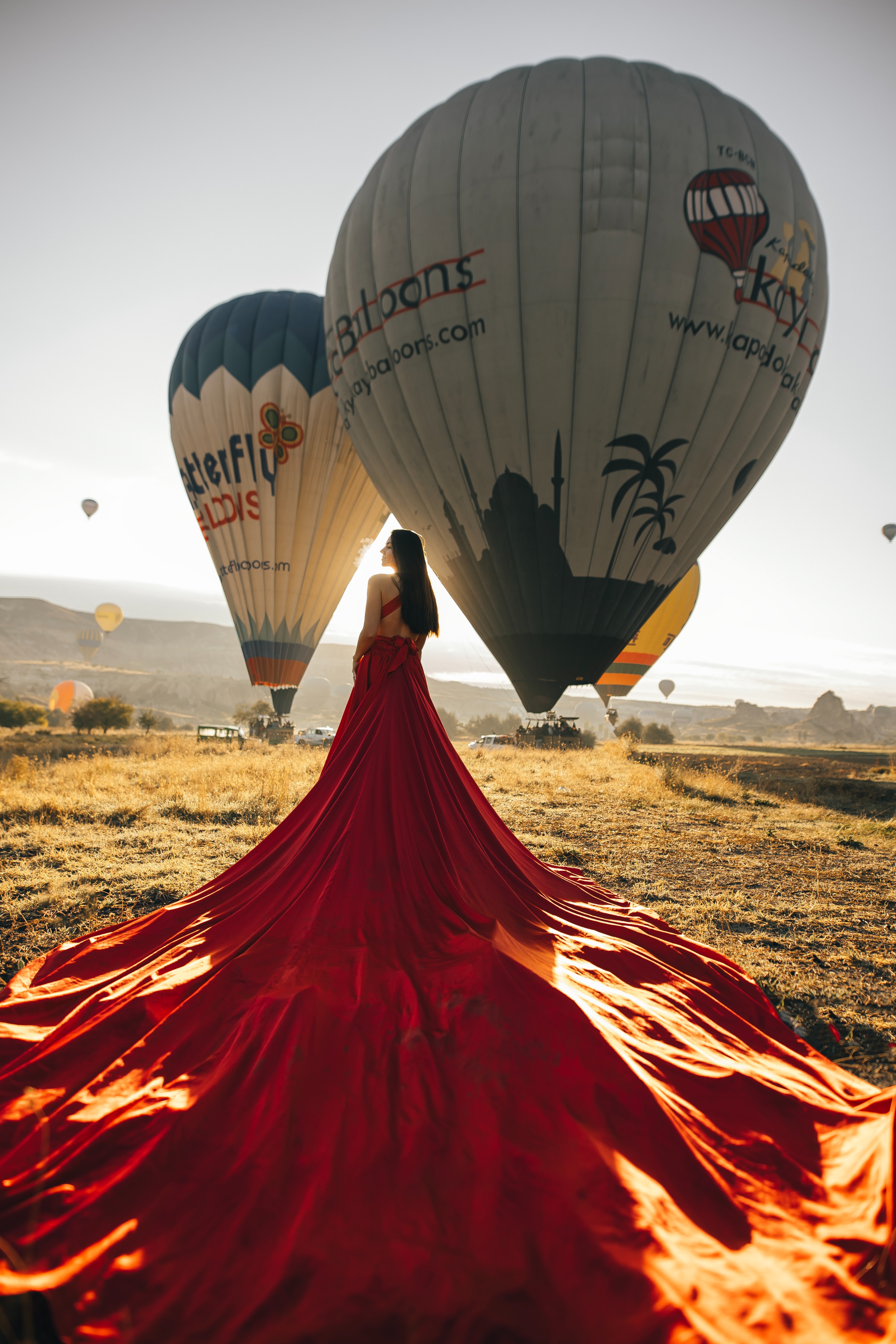 Flying Dress Photo Shoot with Multiple Options in Cappadocia