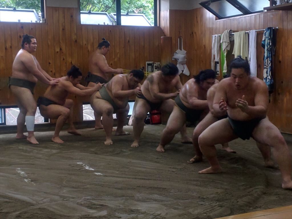 東京相撲晨練參觀體驗