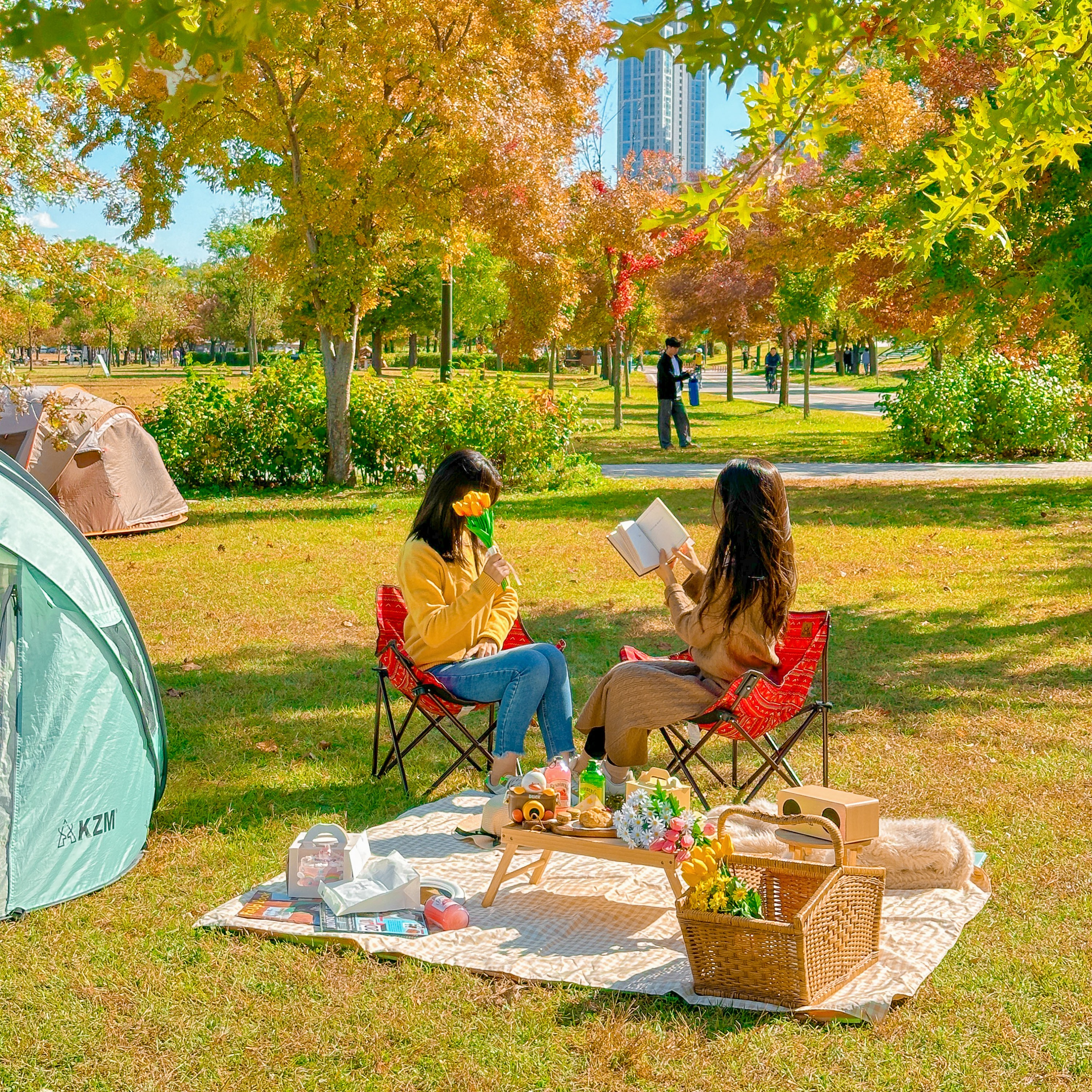 Picnic Rental Service at Han River in Seoul (Ttukseom near Seongsu)