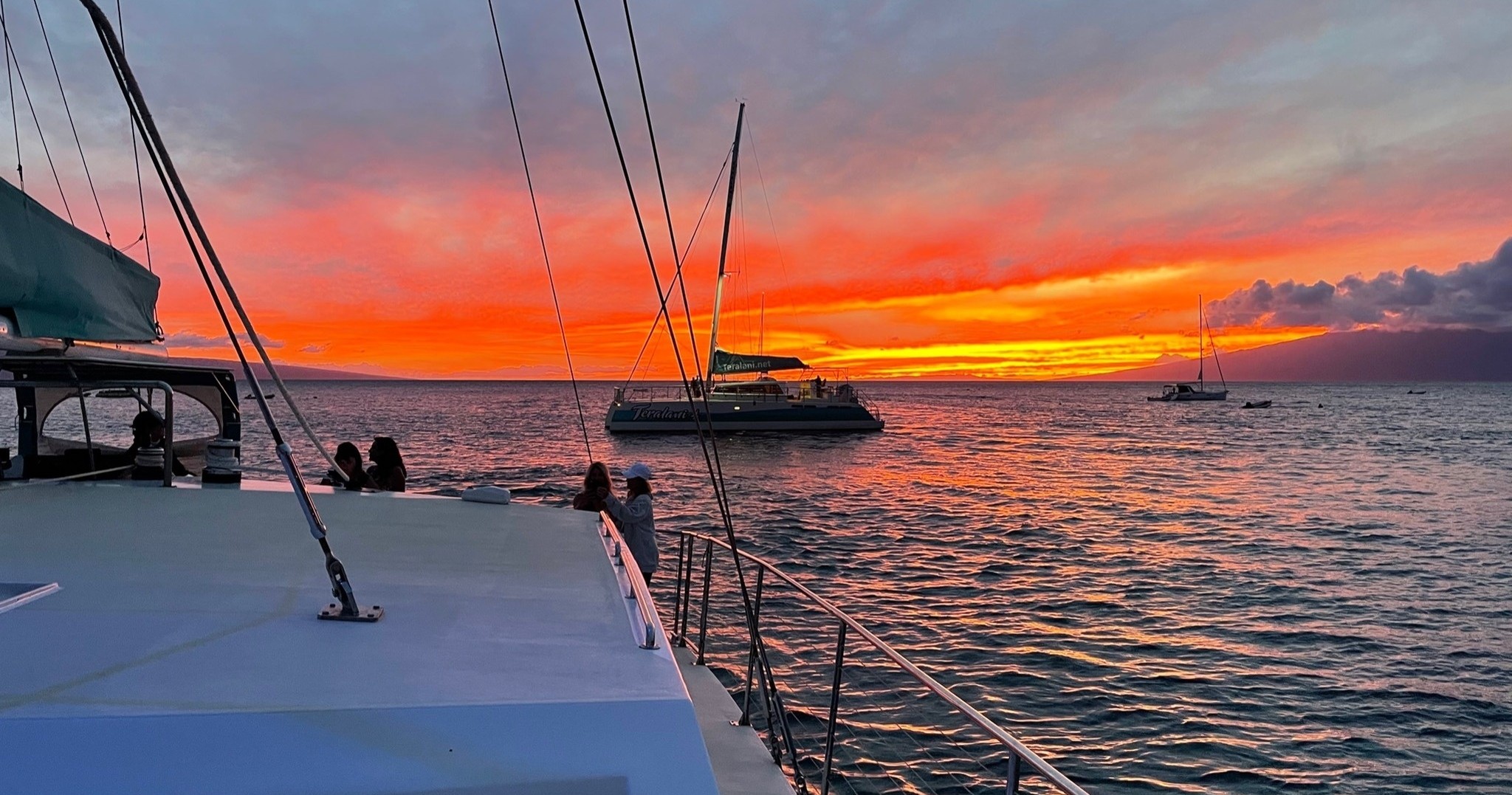 Experience the breathtaking Maui sunset with our luxurious dinner sail