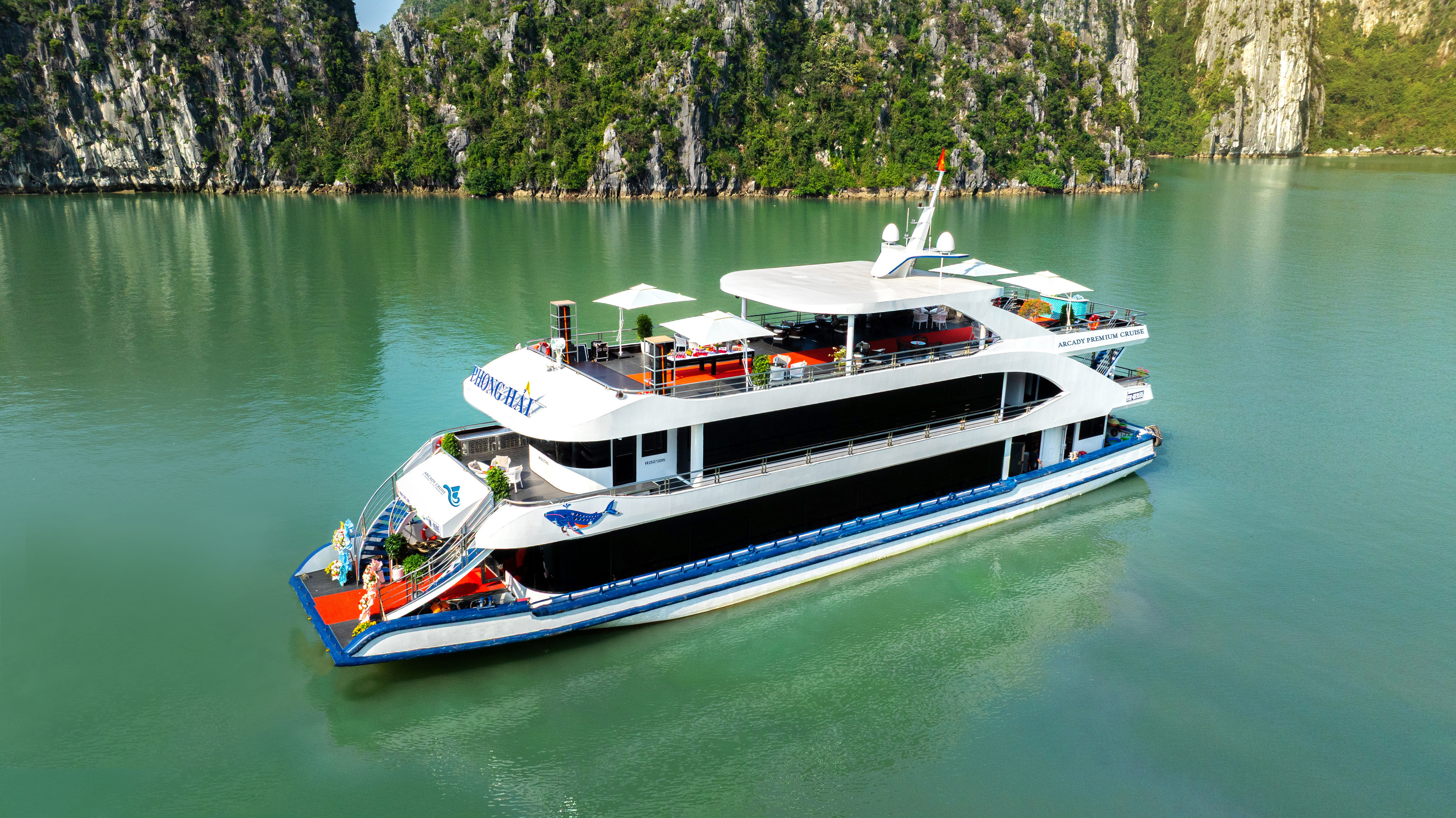 Arcady Premium Day Cruise: Ha Long Bay with Sung Sot & Ti Top