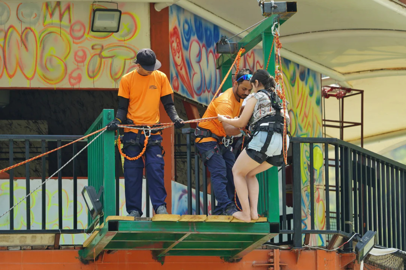 Rope Bungee in Rishikesh 