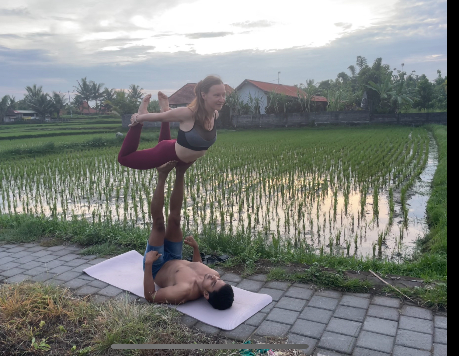 Finding balance in each other, one pose at a time