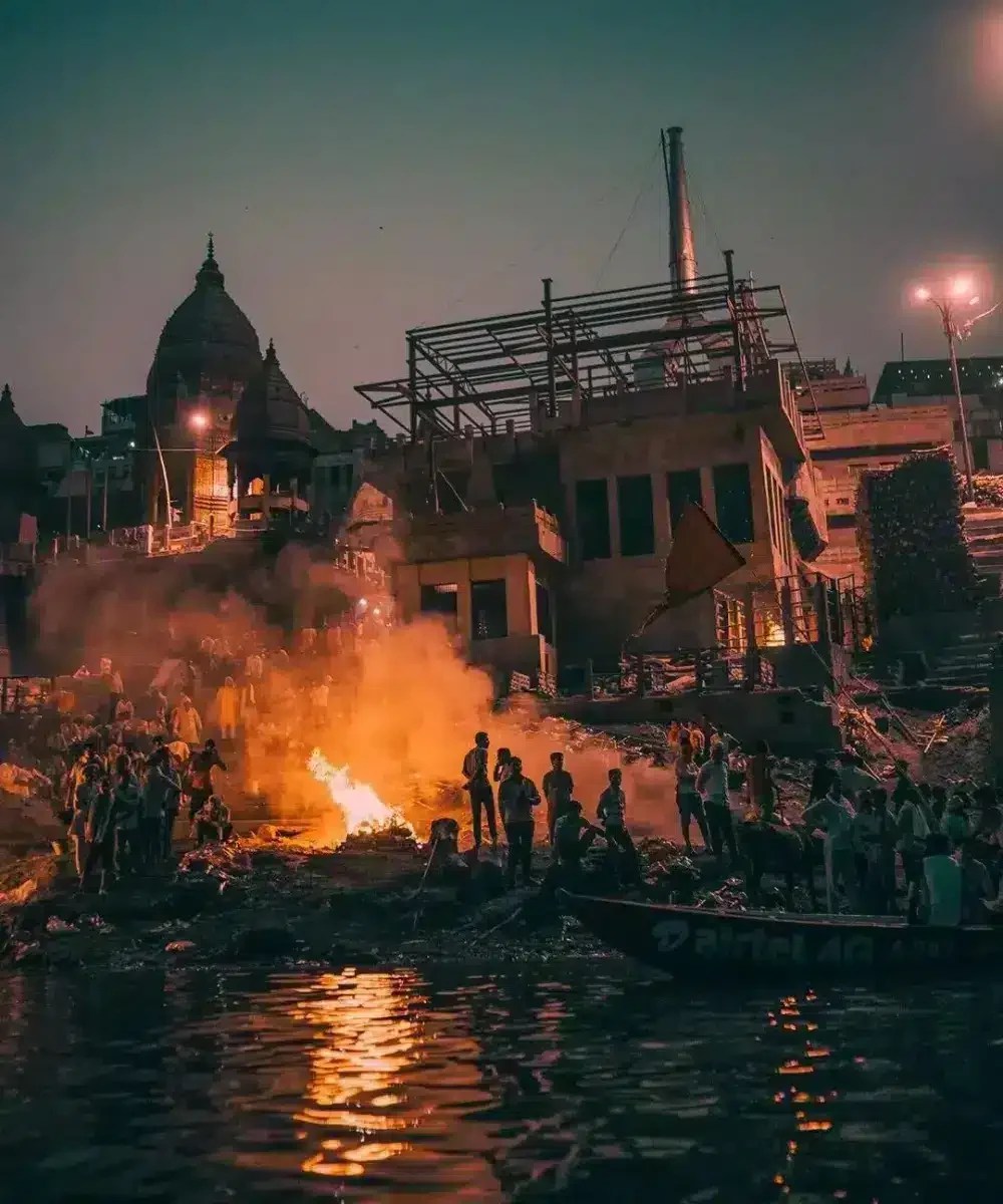 Varanasi Manikarnika Ghat and Old City Full Tour with English Guide