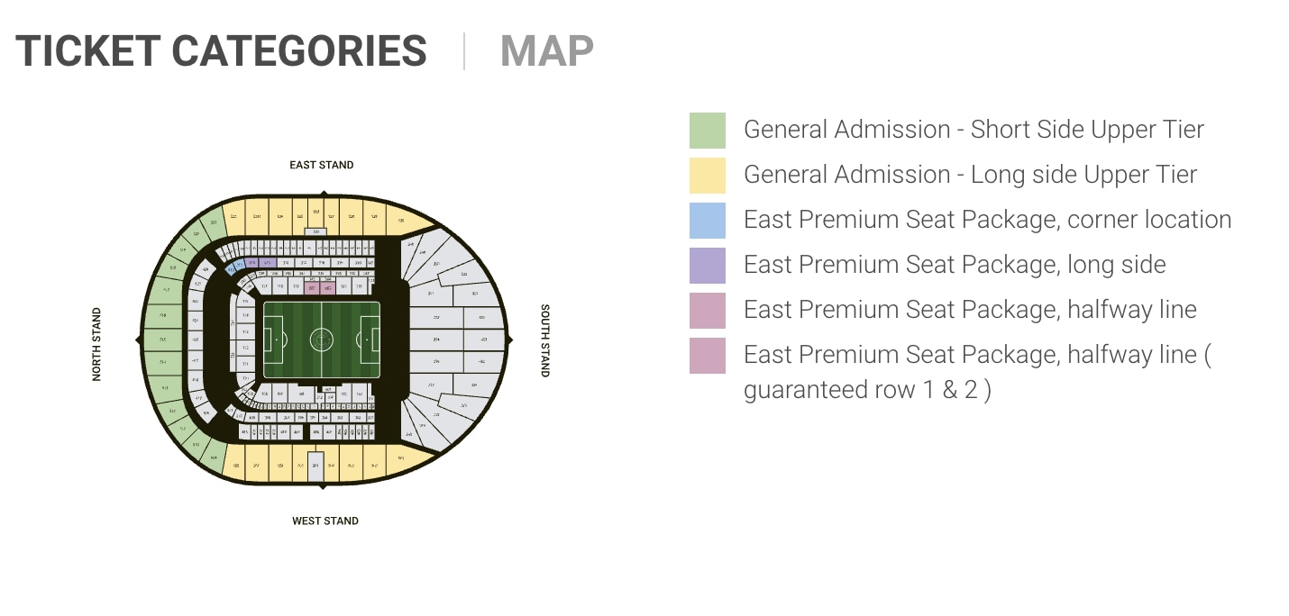 Pick from some of the best seats at the Tottenham Hotspur Stadium