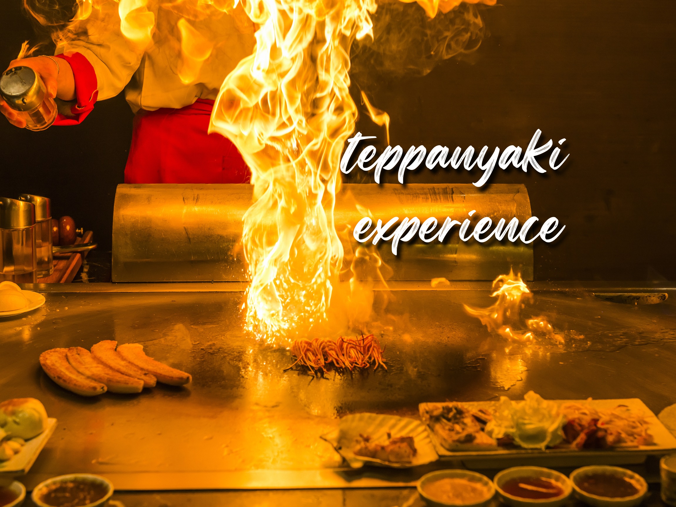 7-Courses Teppanyaki Tasting Menu with Fire Show