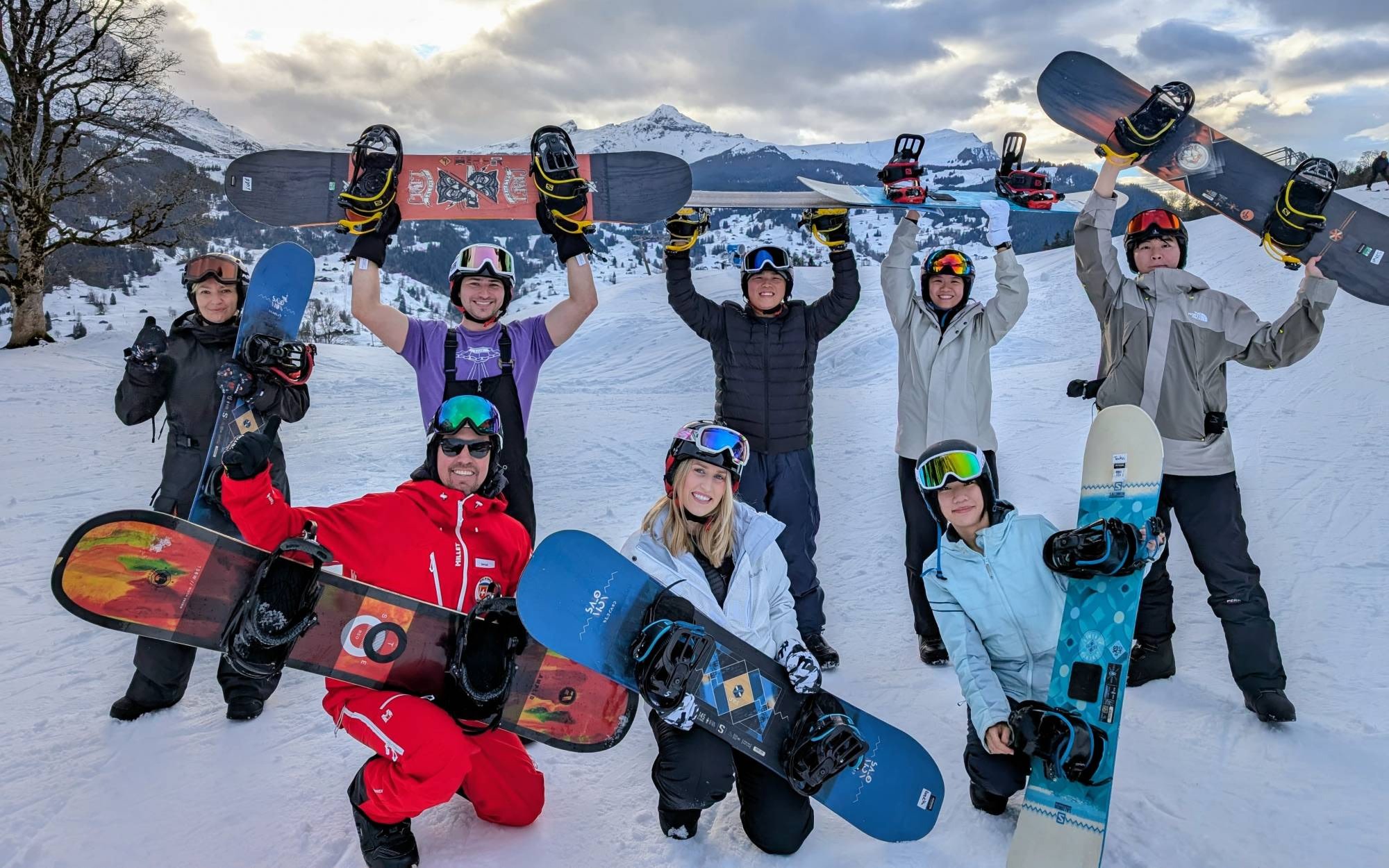 Snowboarding Lessons for Beginners in Grindelwald