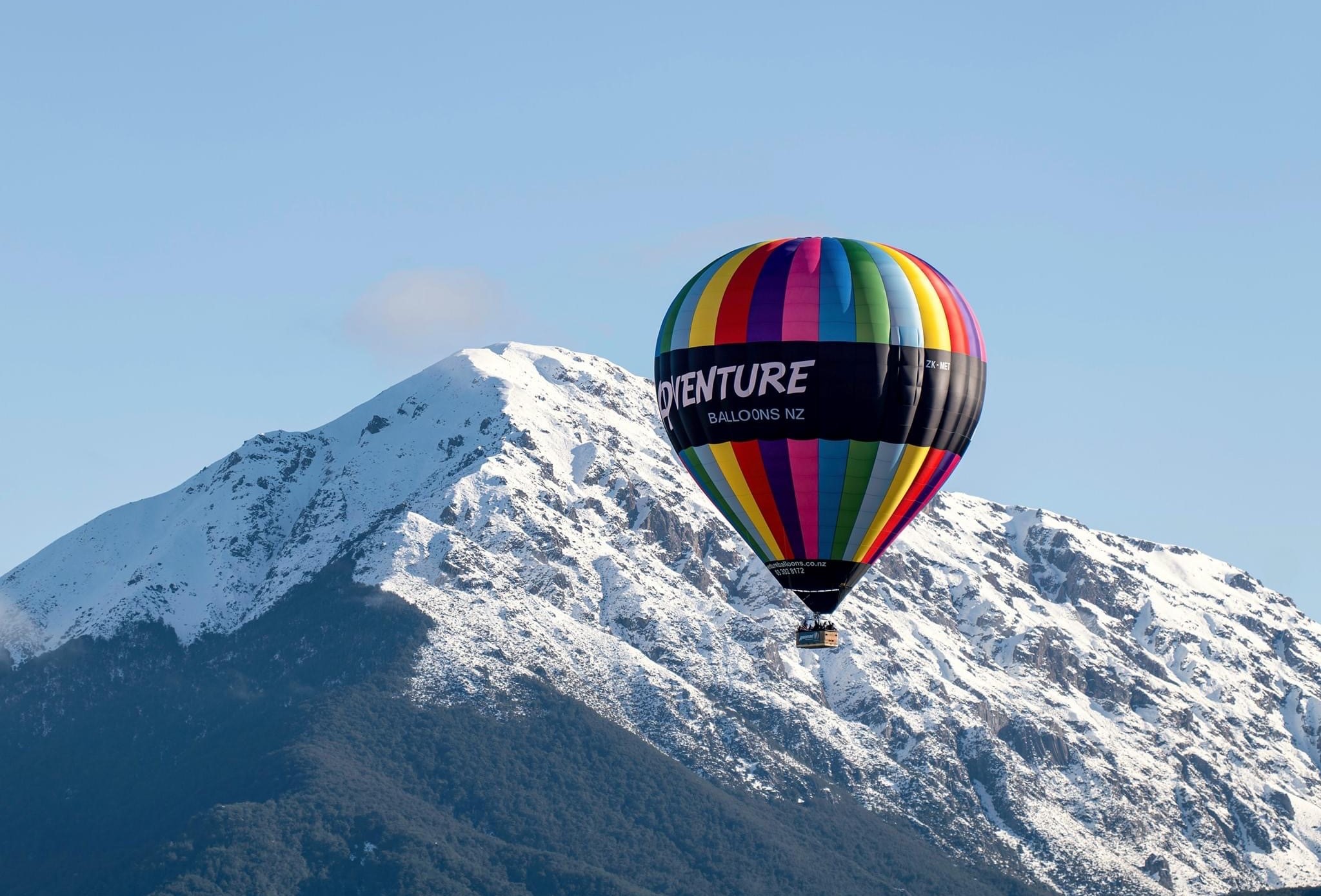 Methven - Mt Hutt Scenic Hot Air Balloon Flight