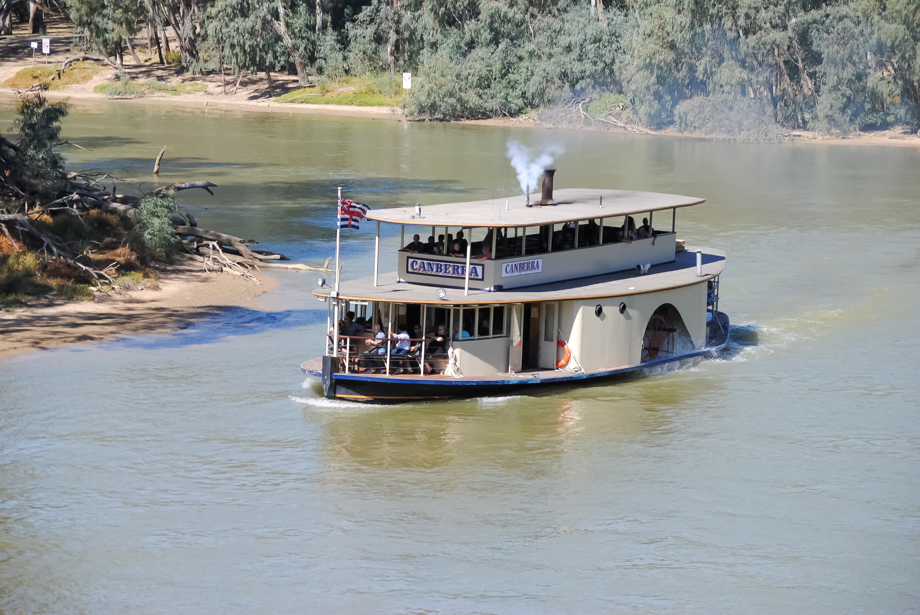 澳洲伊丘卡墨累河（Murray River）明輪船體驗