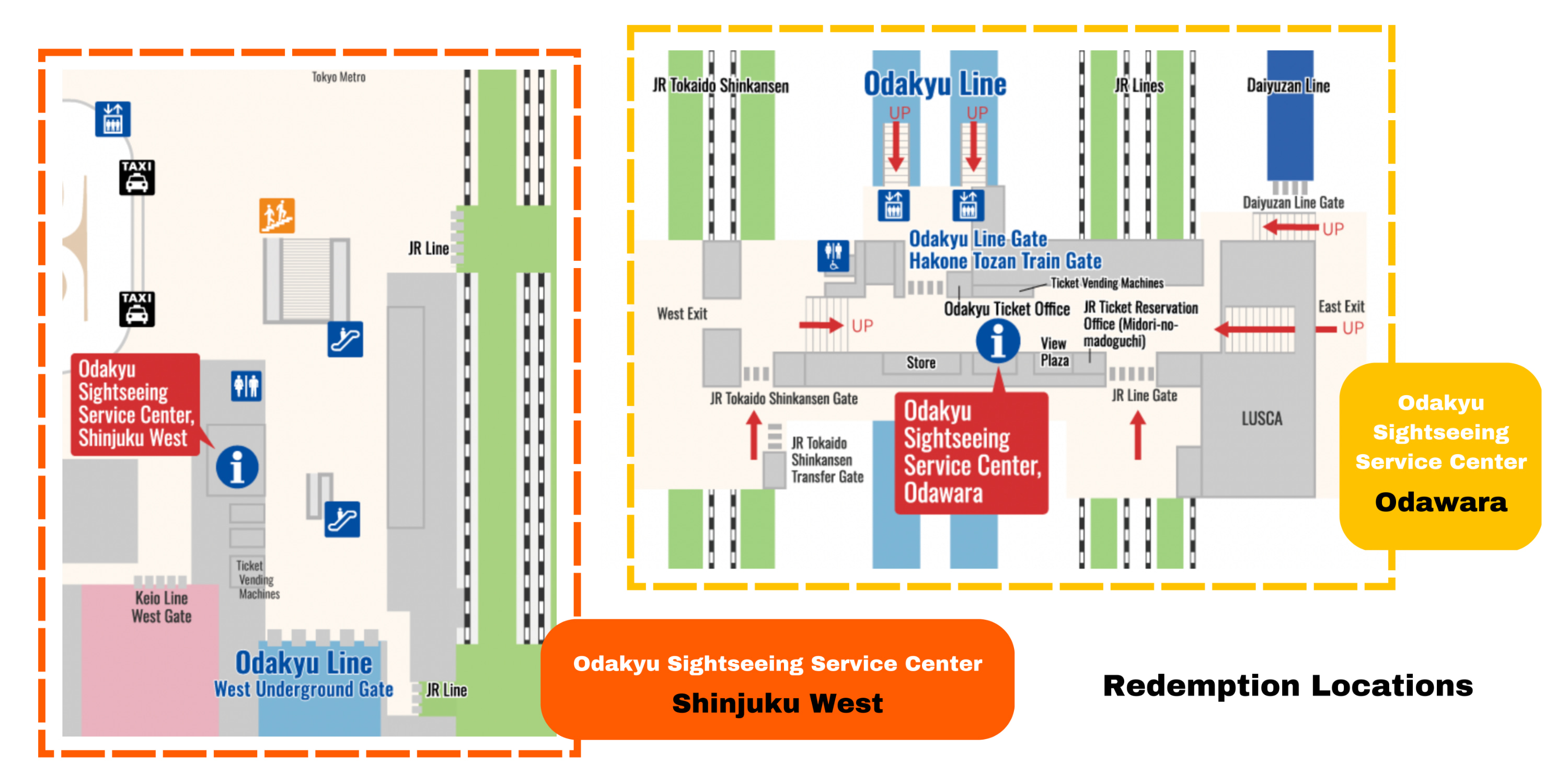 Redemption Locations