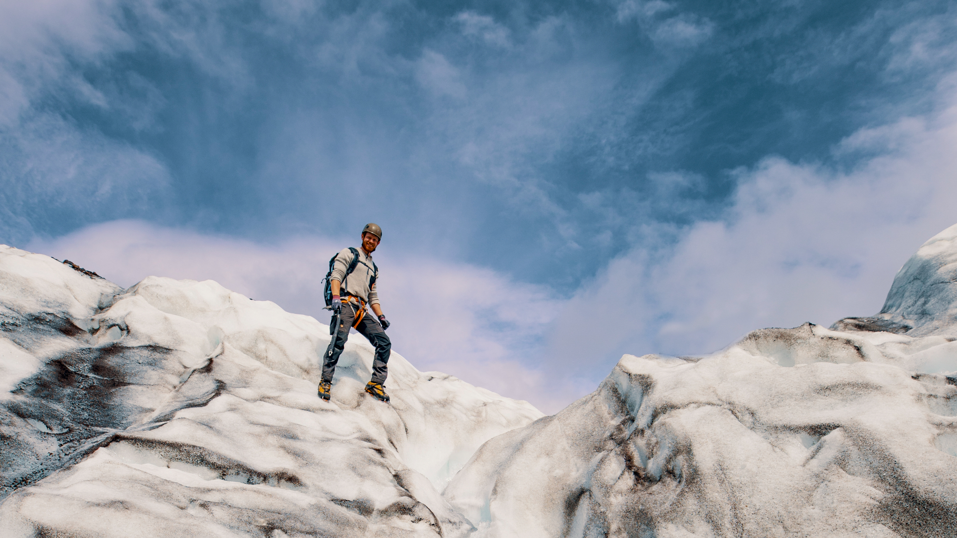 Feel the crunch of ancient ice beneath your feet on Vatnajökull