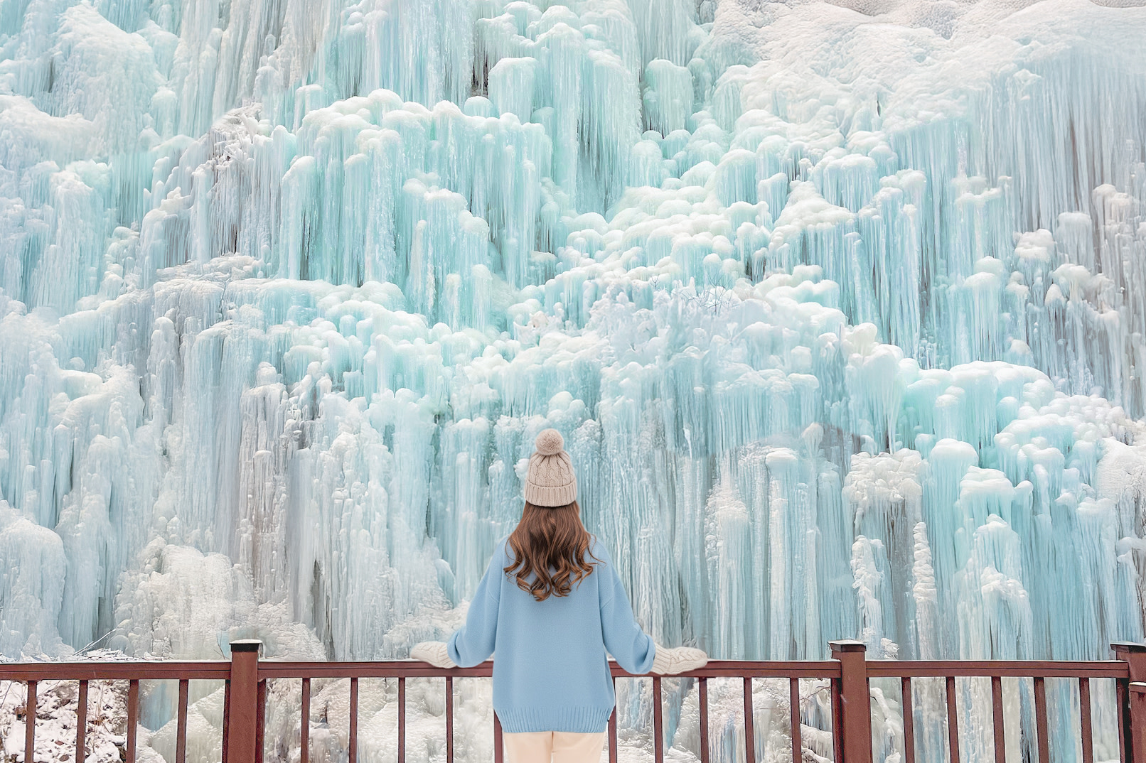 Seoul Eobi Ice Valley & Nami Island Winter Day Tour