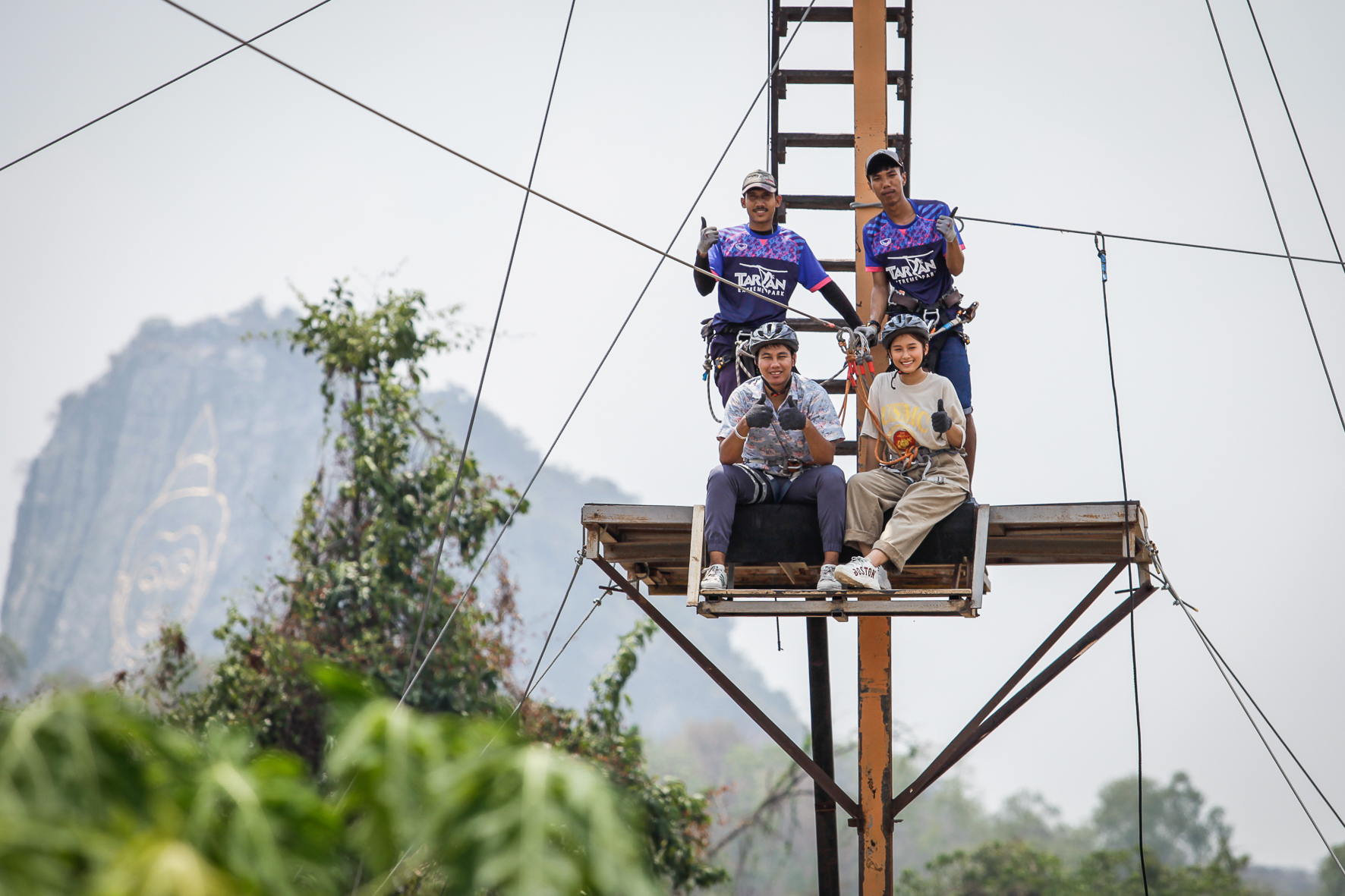 Tarzan Adventure Pattaya 的滑索套餐