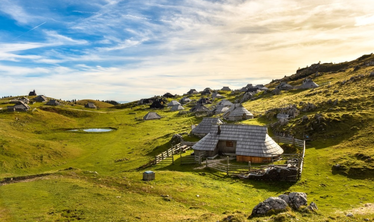 Velika Planina hiking tour from Ljubljana