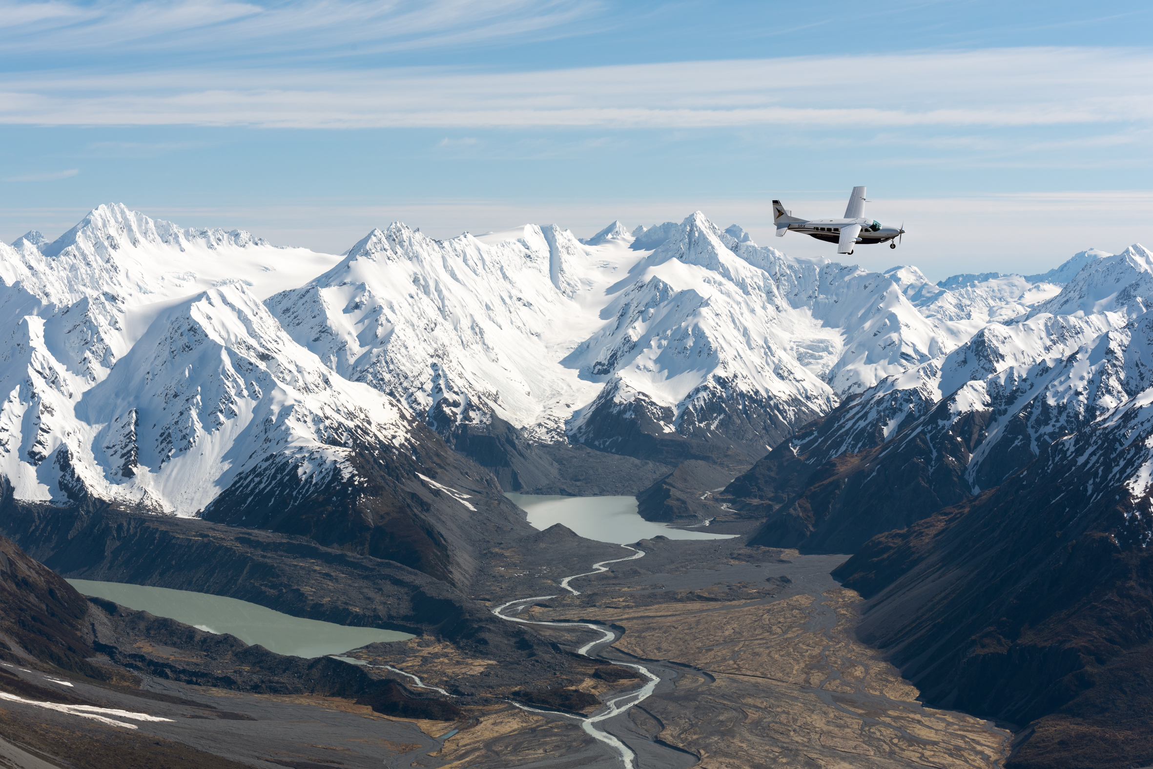 Grand Traverse Scenic Flight Around Mt. Cook & Glaciers- Franz Josef