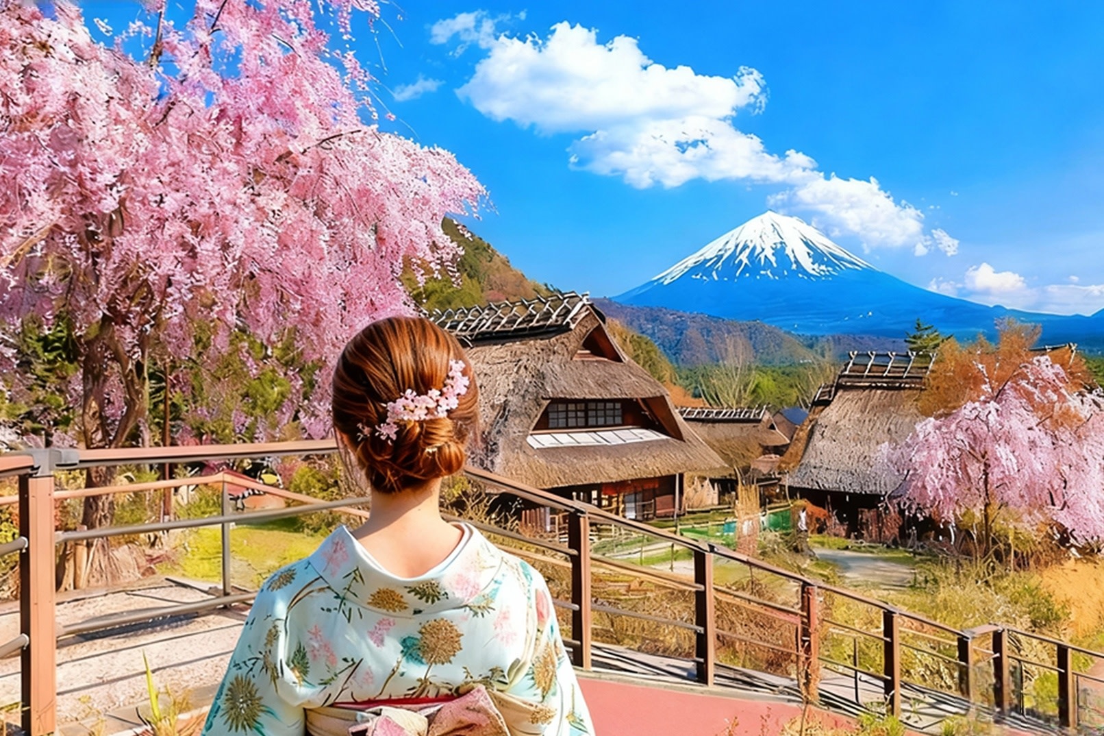 [Тур для одного человека] Классическая однодневная поездка на гору Фудзи: 5-я станция Фудзи, парк Аракураяма Сенген, аутлеты Готэмба или однодневная поездка в горячий источник (отправление из Токио)