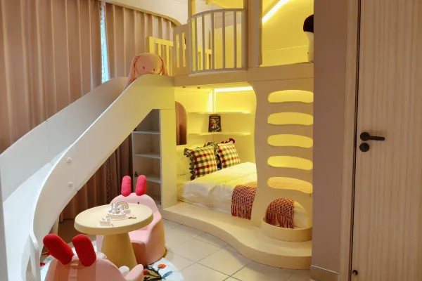 Beautiful Inn Room Environment Display Image