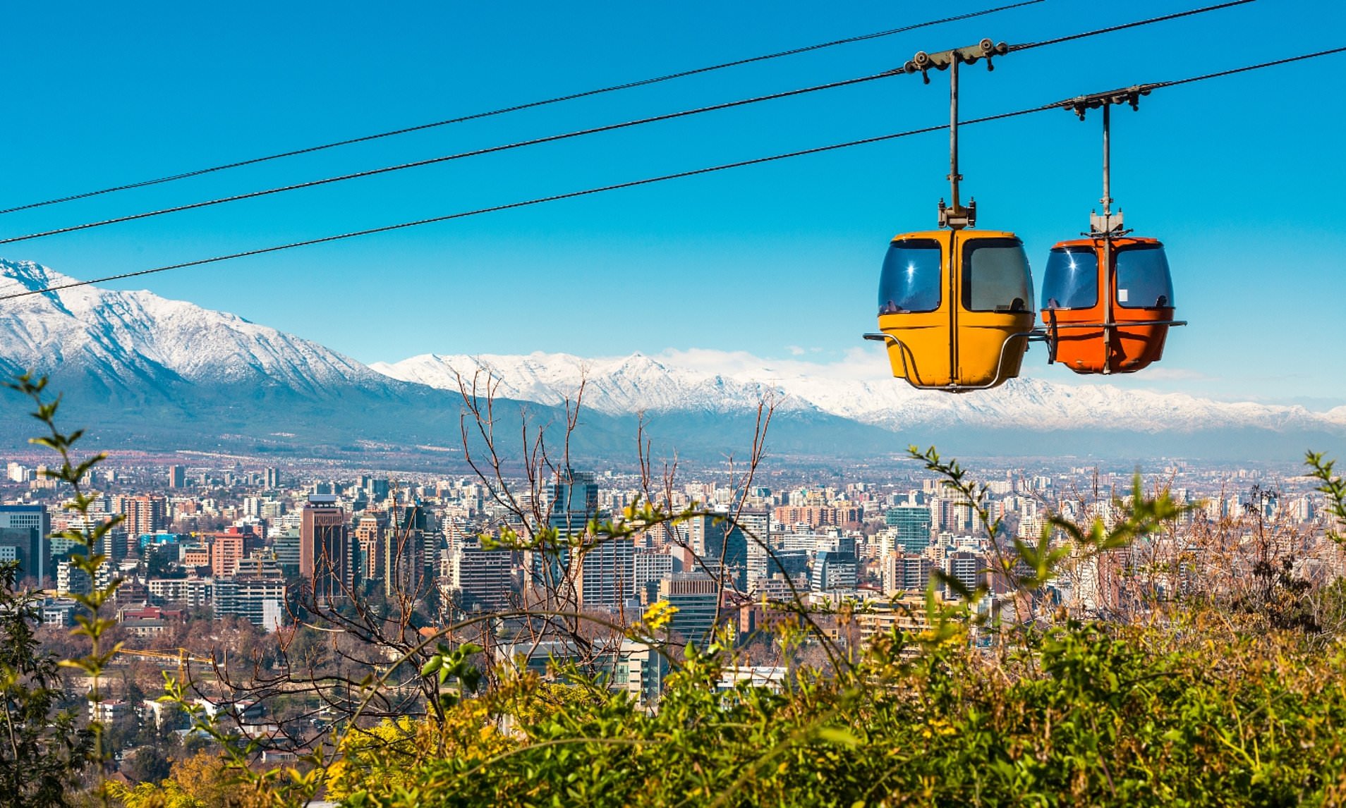 Santiago Skyline, Cable Cars & Funicular Adventure