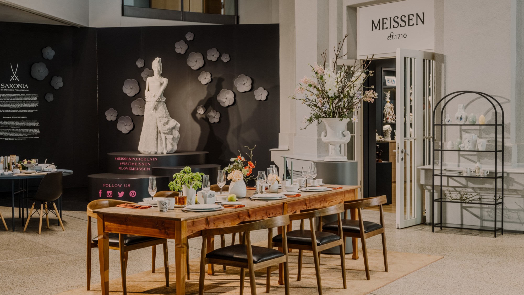 Step inside the Meissen showroom—where porcelain artistry meets elegant Saxon heritage and modern design