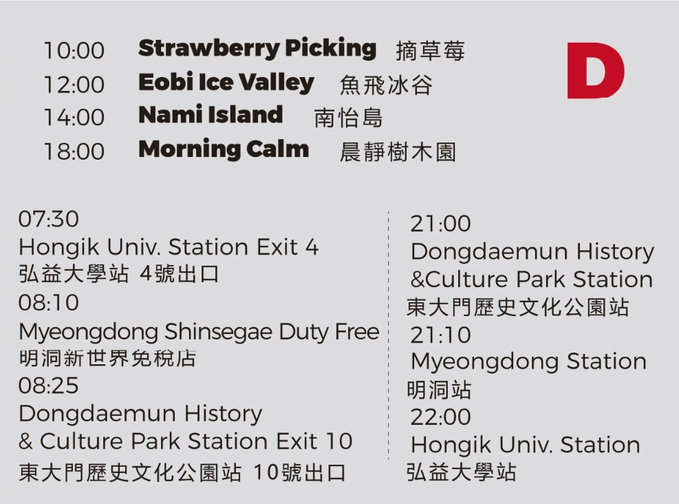 Cheongyang Ice Festival & Nami & Eobi Ice Valley & Strawberry Tour