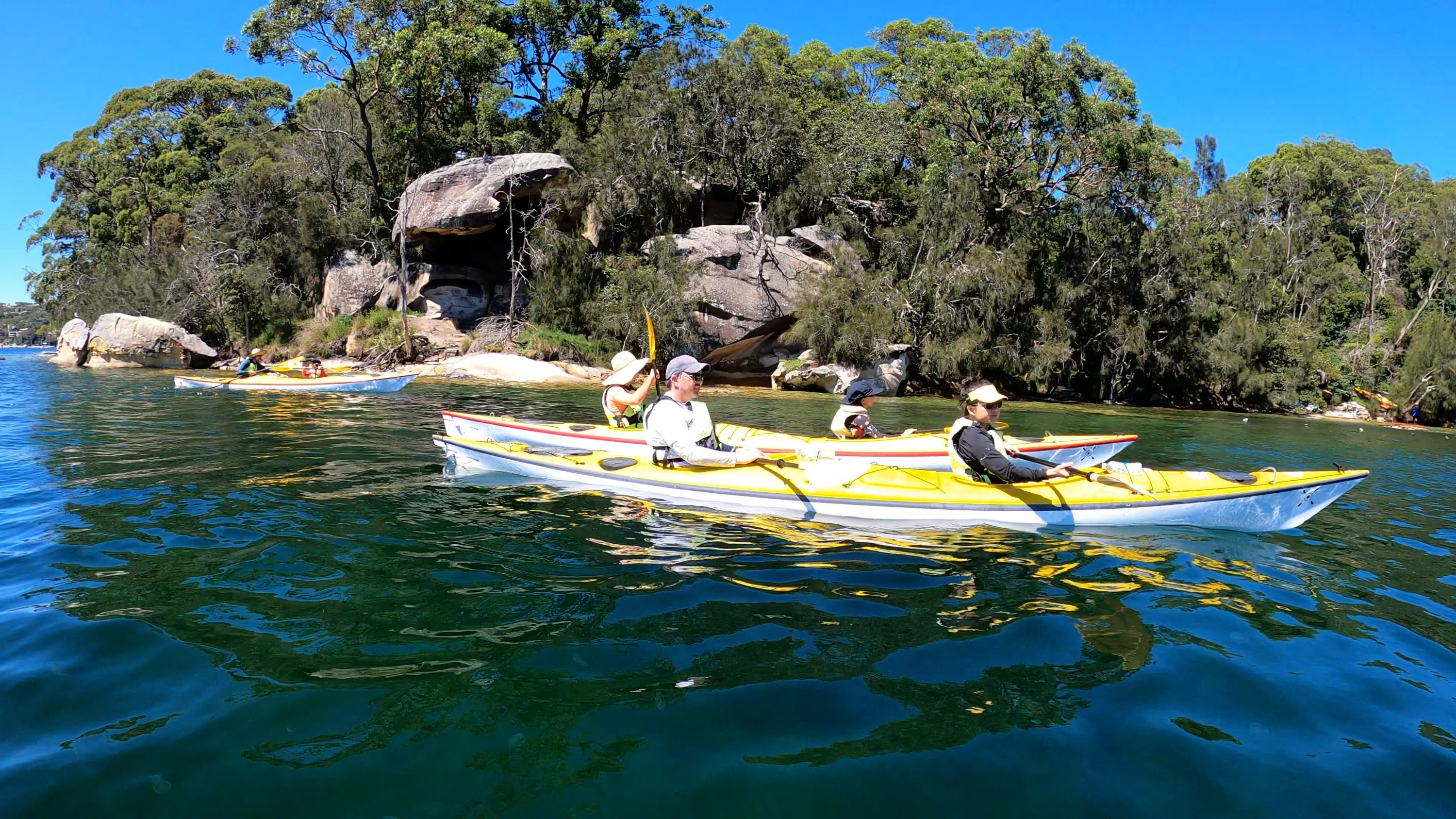 雪梨中港皮划艇生態之旅（Sydney Harbour Kayaks提供）