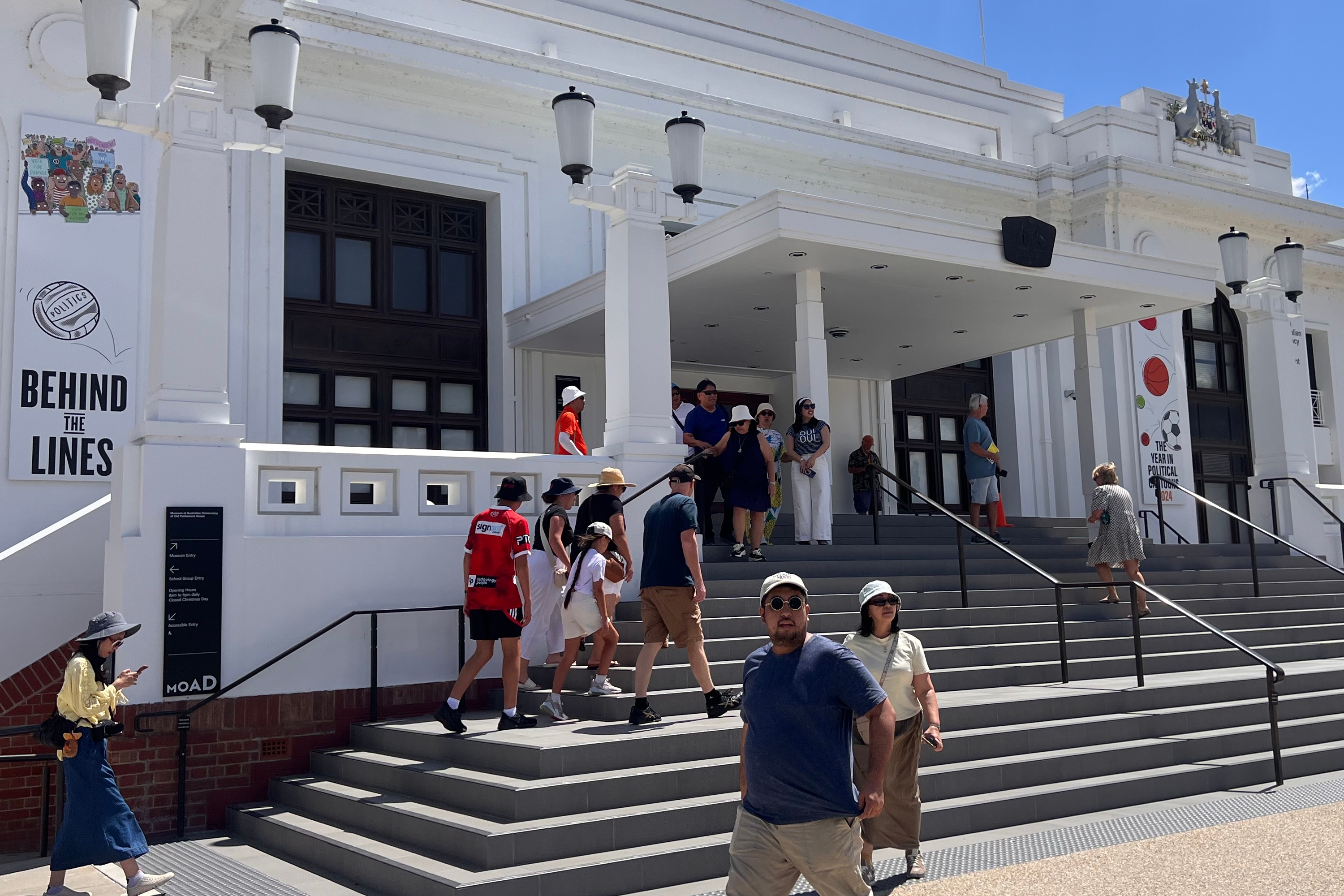 參觀歷史悠久的老議會大廈，親身瞭解澳大利亞的民主演變