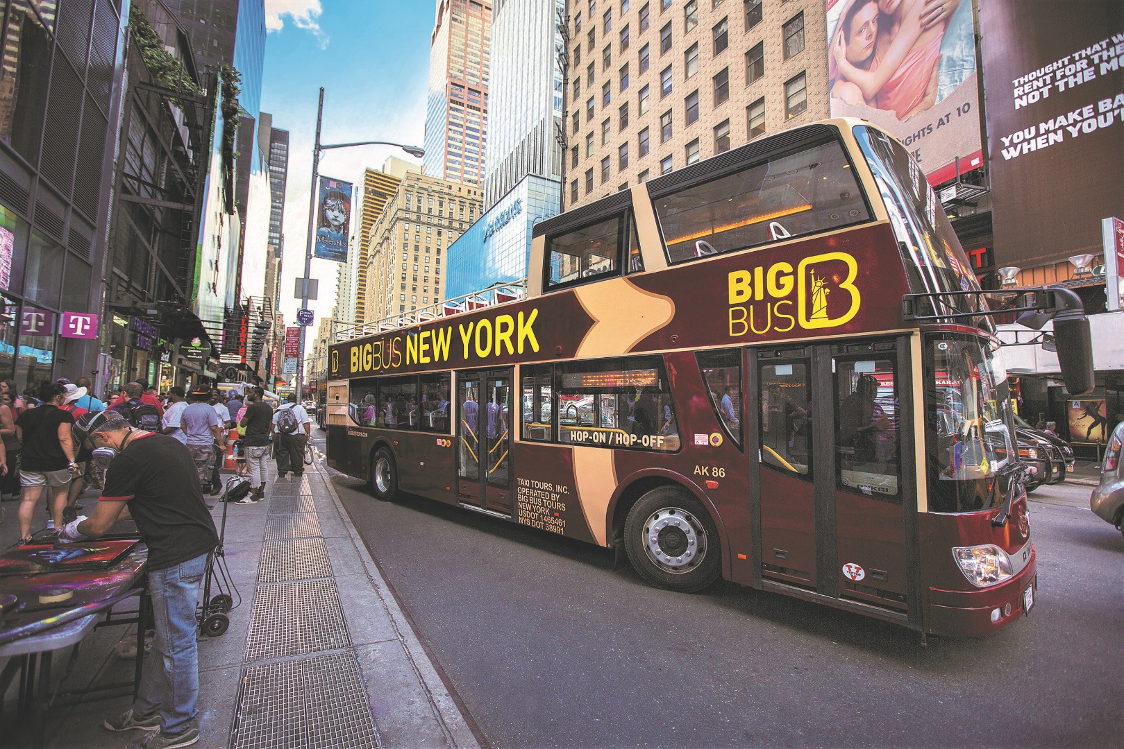 紐約 Big Bus 隨上隨下觀光巴士之旅（敞篷）