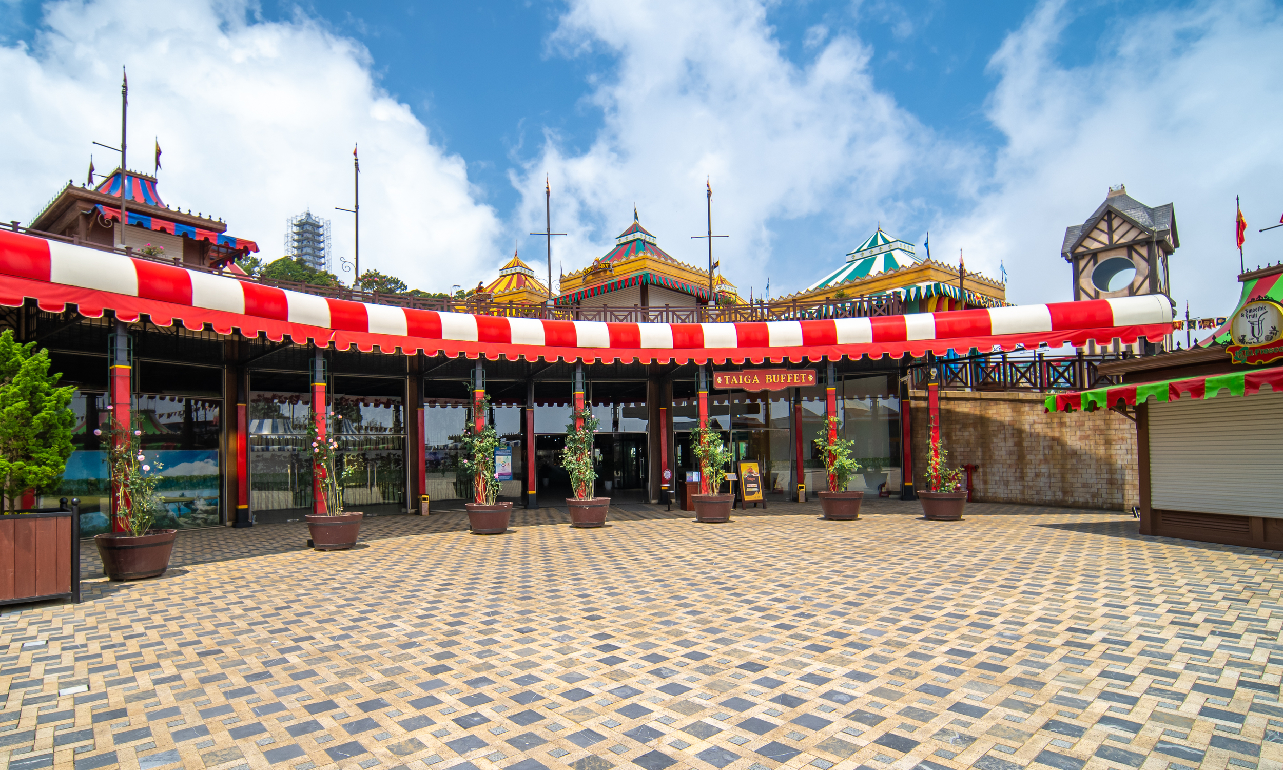 Taiga餐廳的設計靈感源自針葉林生態系統,並以Tet自助餐的理念運營。 Taiga餐廳的設計靈感源自針葉林生態系統,並以Tet自助餐的理念運營。