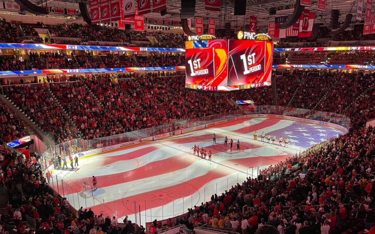 Carolina Hurricanes Ice Hockey Game at PNC Arena