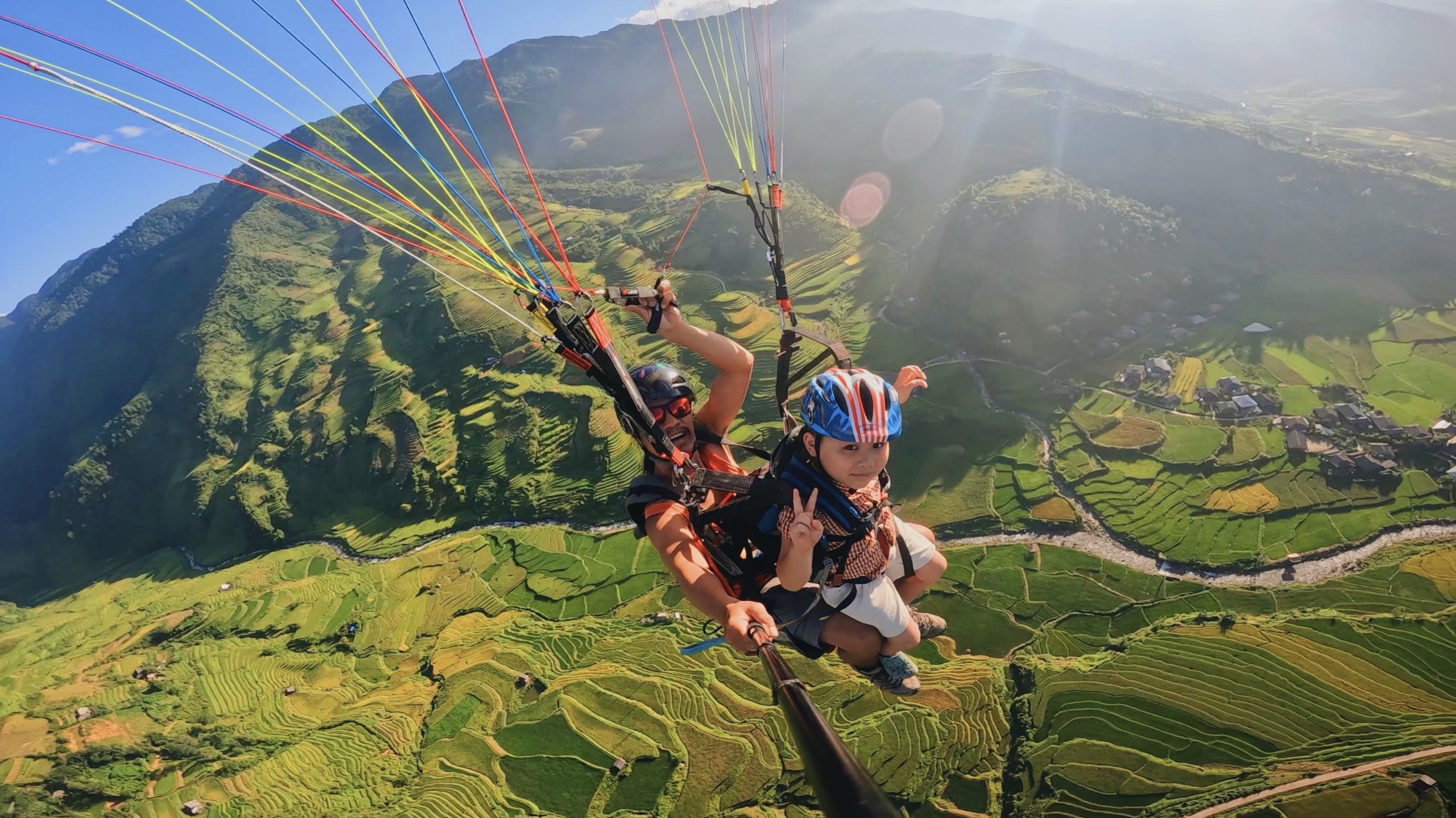 越南木江界（Mu Cang Chai）滑翔傘風景區飛行體驗