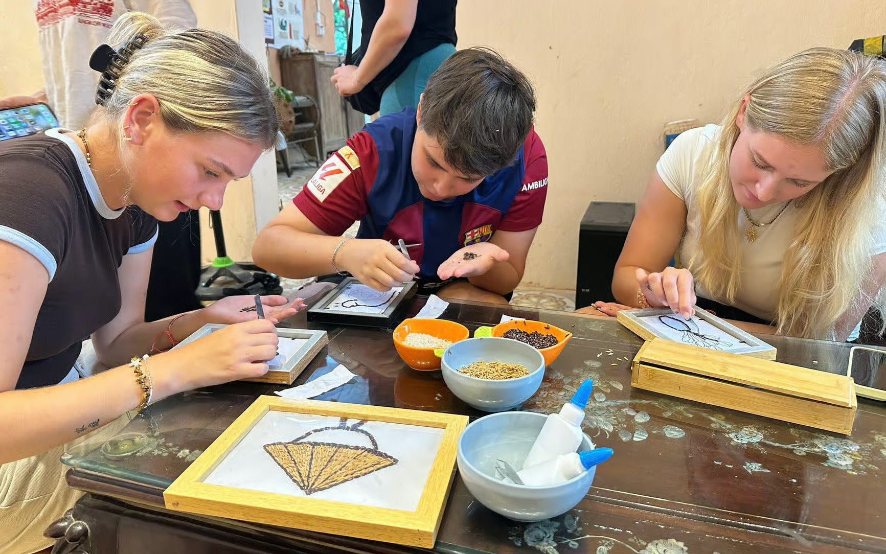 Rice Mosaic & Traditional Straw Broom Workshop at Tam Coc Museum