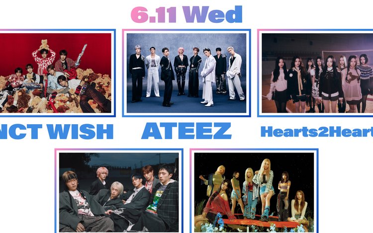 2025 BOF K-POPコンサートツアー：NCT WISH、ATEEZ、SUPER