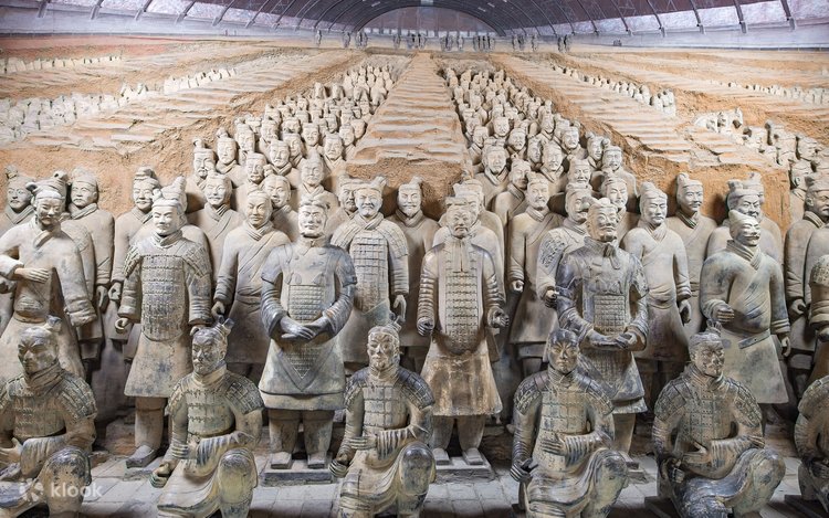 西安市内中心部 - 兵馬俑直行バス（片道／往復選択可能）+ 兵馬俑