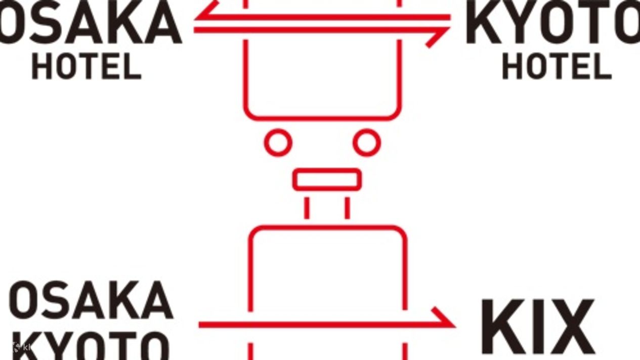 Luggage Delivery Services from Osaka/Kyoto Hotels & NLSC to Kansai