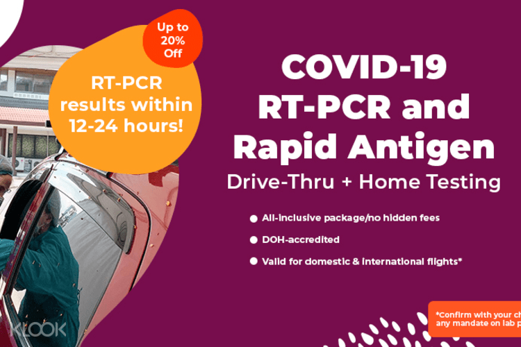 Up To 20 Off Covid 19 Rt Pcr And Rapid Antigen Testing In Metro Manila Cavite Bulacan Pampanga Drive Thru And Home Service Swab Test Klook Philippines